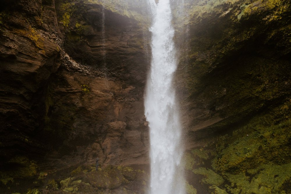 Iceland Waterfall Elopement | Iceland Elopement Photographer | Photography by Tida Svy