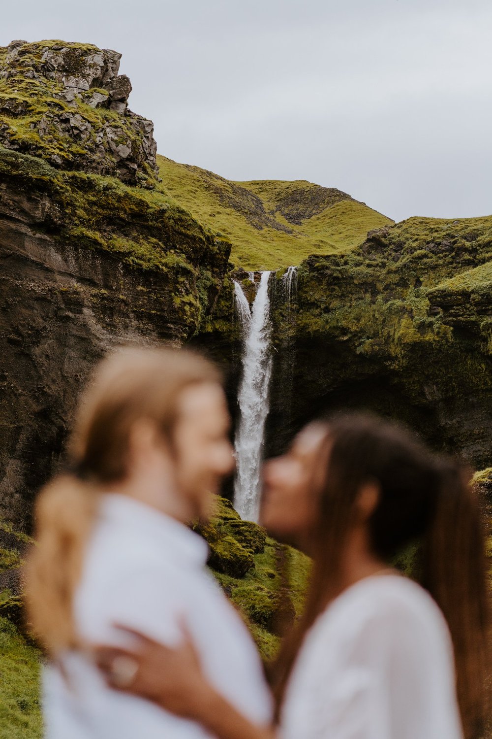 Iceland Waterfall Elopement | Iceland Elopement Photographer | Photography by Tida Svy