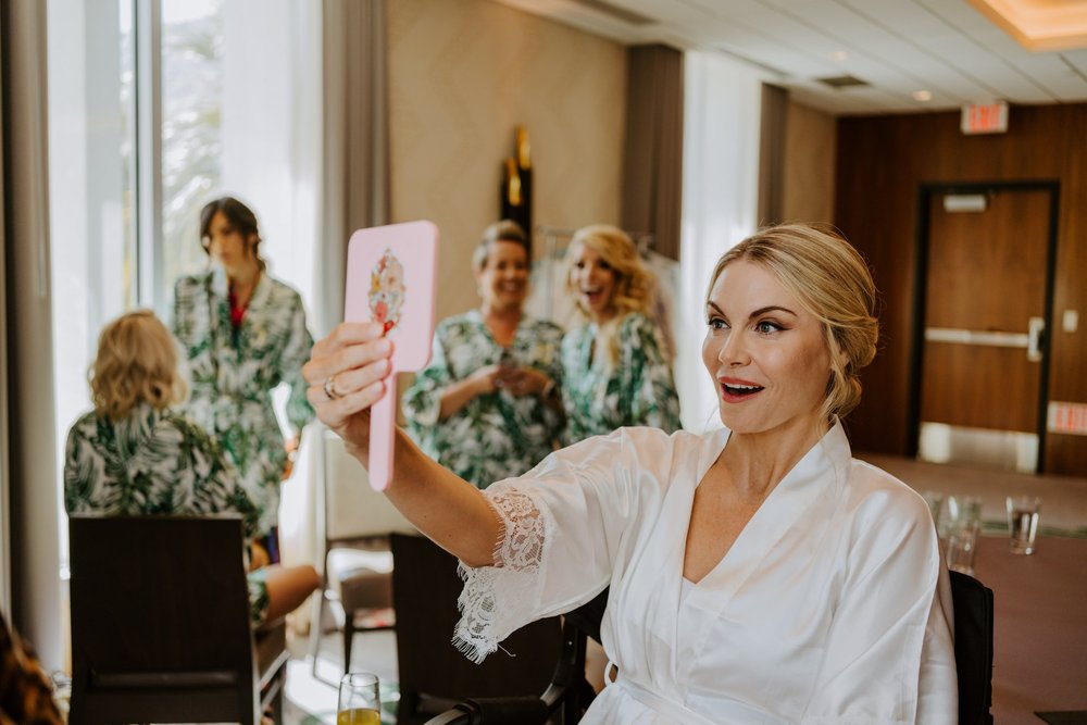 Bride makeup by Jen Plus Colour, The Kimpton Rowan Hotel Palm Springs, The O’Donnell House Wedding Palm Springs Photography by Tida Svy | www.tidasvy.com