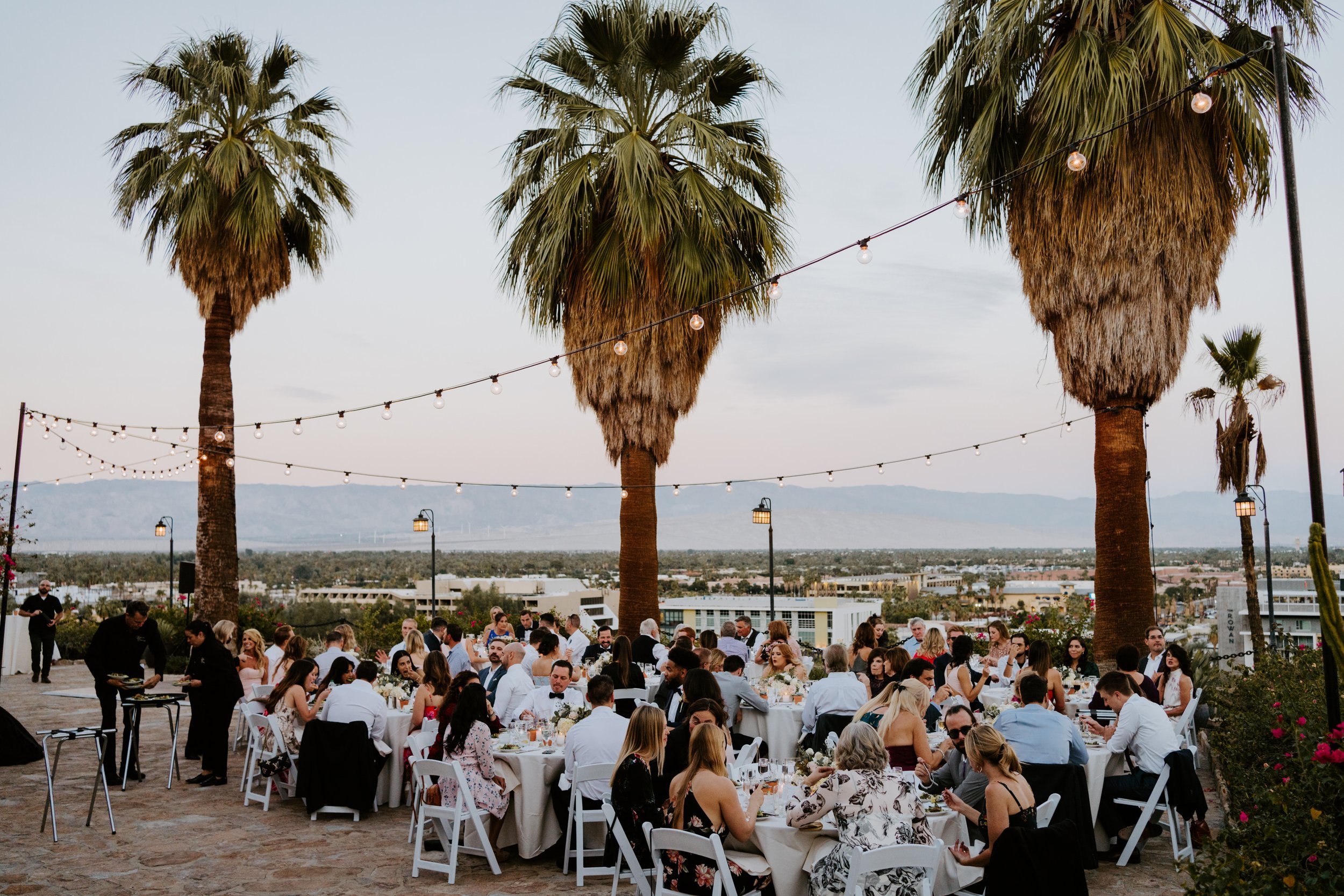 Wedding reception at The O’Donnell House in Palm Springs, Tida Svy Photography