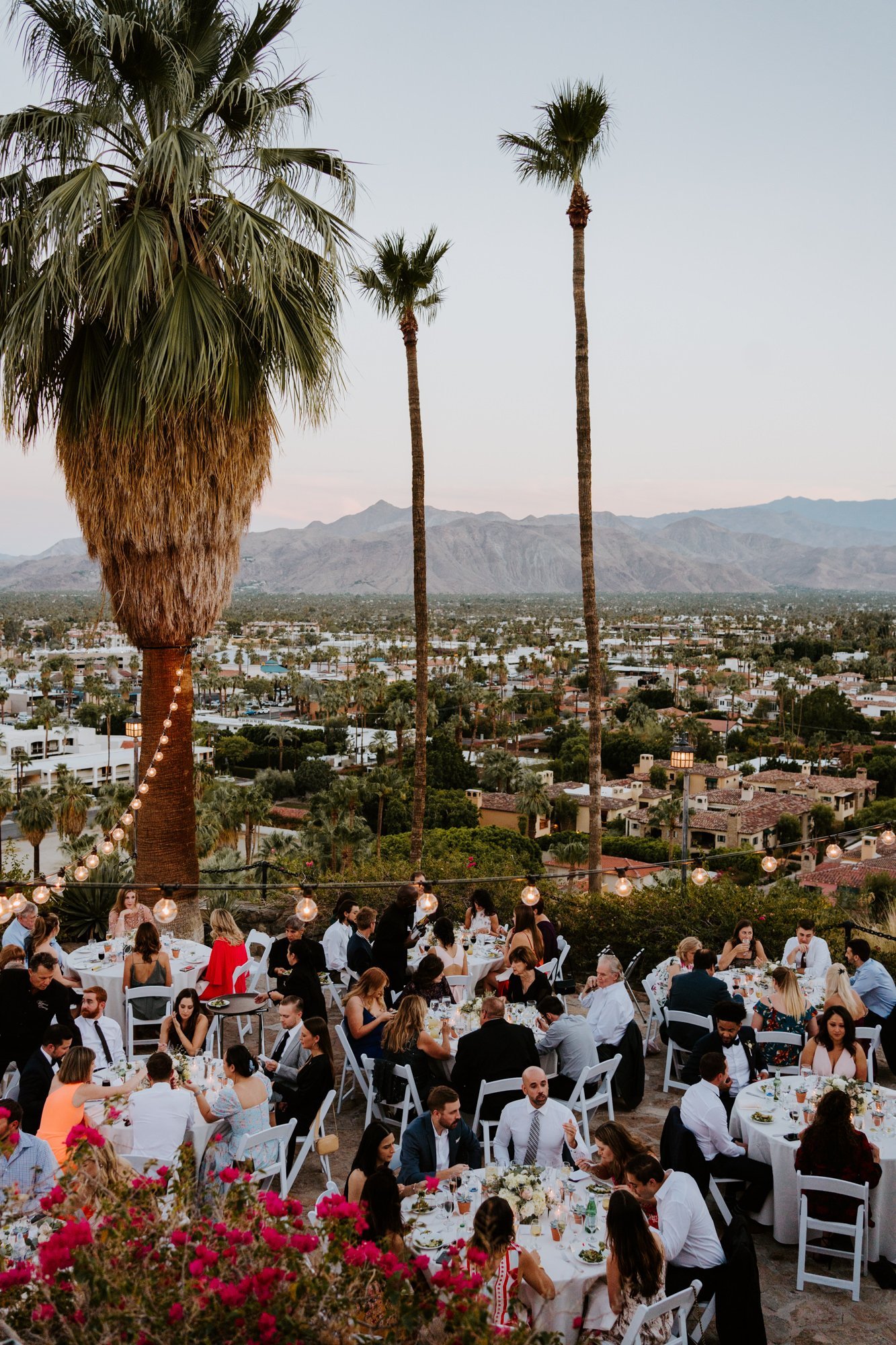 Wedding reception at The O’Donnell House in Palm Springs, Tida Svy Photography