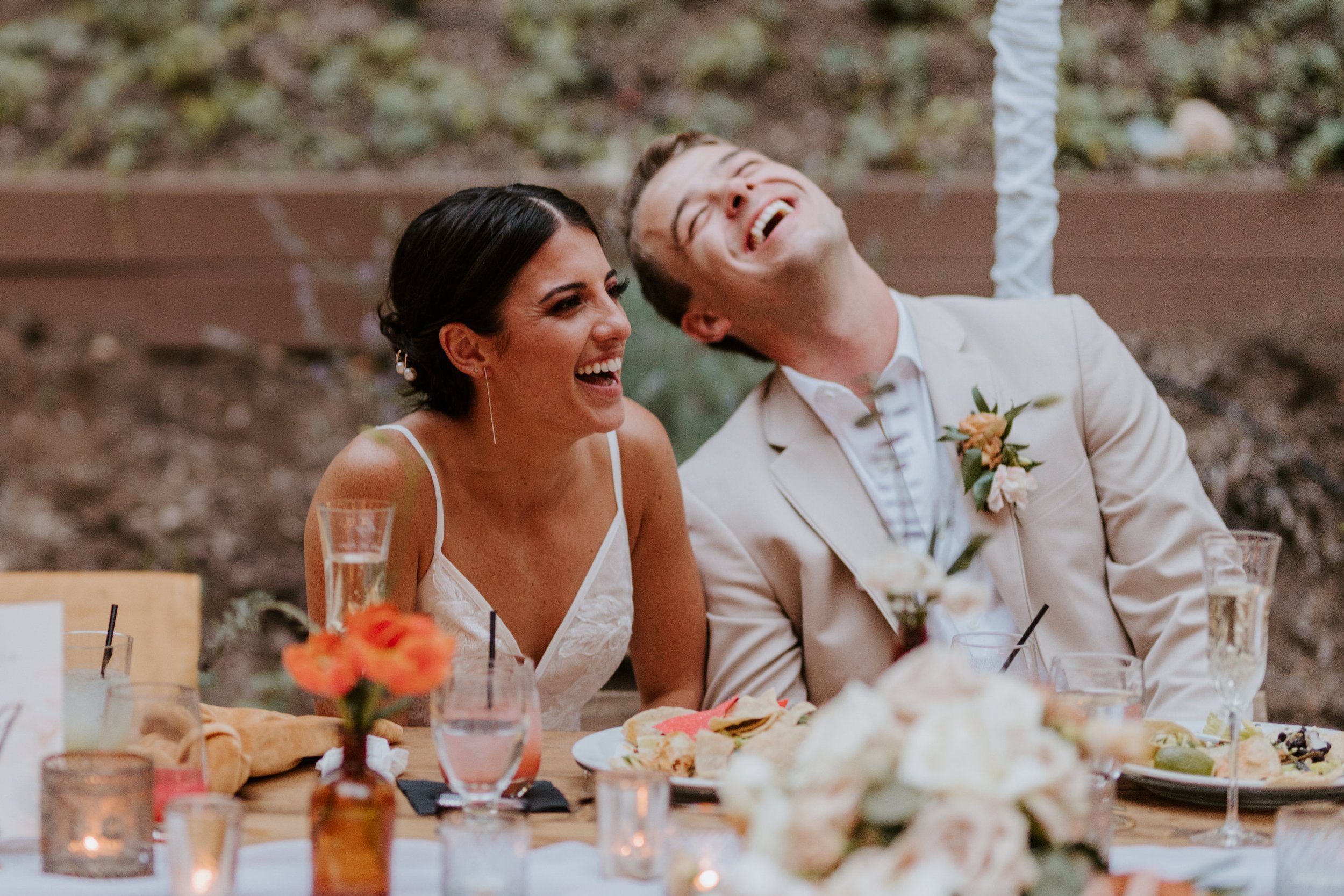 Candid emotional wedding photography, Castle in the Forest Lake Arrowhead airbnb wedding, Photo by Tida Svy