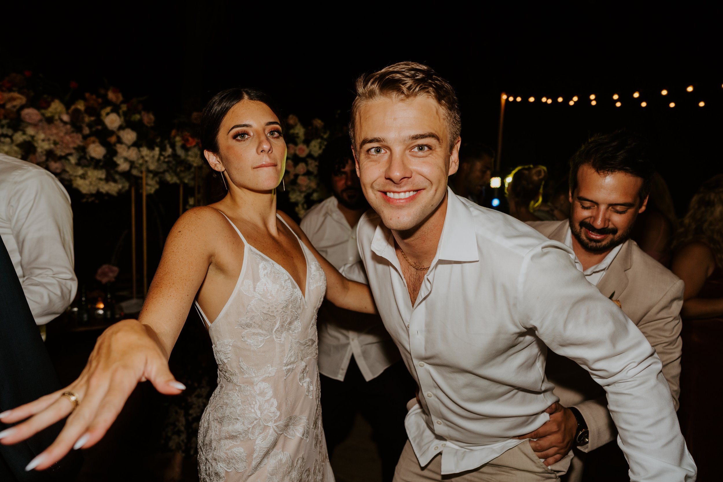 Fun candid dancing wedding reception photography, Castle in the Forest Lake Arrowhead airbnb wedding, Photo by Tida Svy