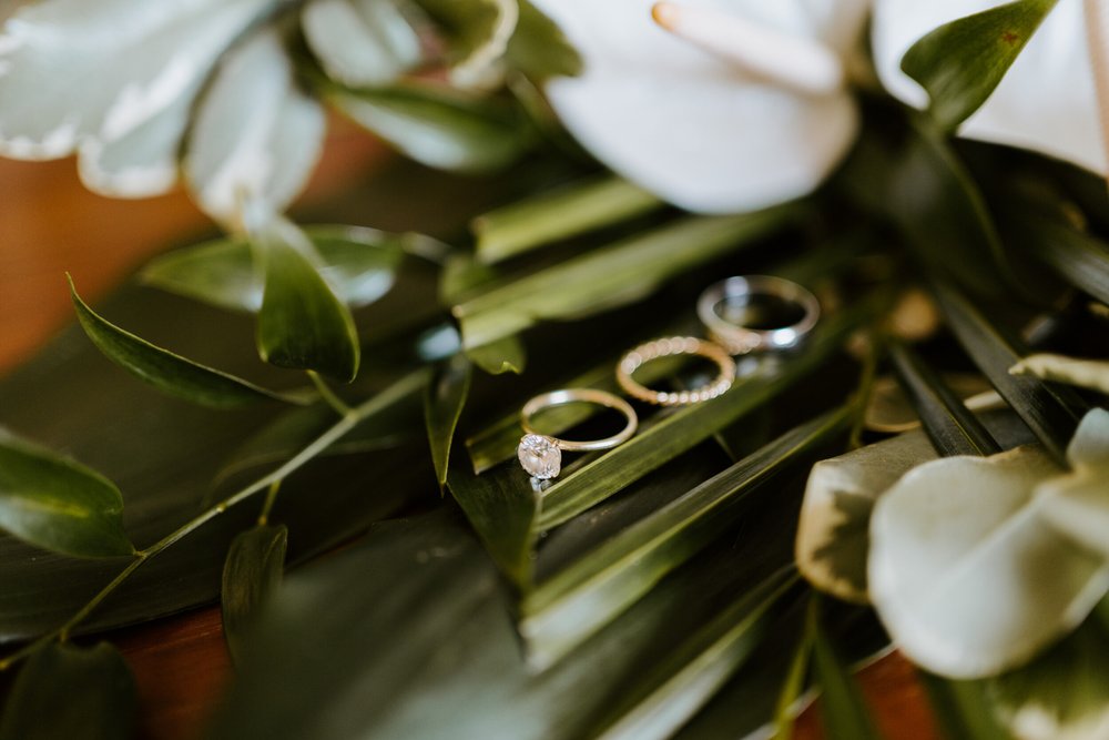 Hawaii Wedding Rings | Four Seasons Ko Olina Hotel Wedding | Oahu Wedding Photographer | Oahu Elopement Photographer