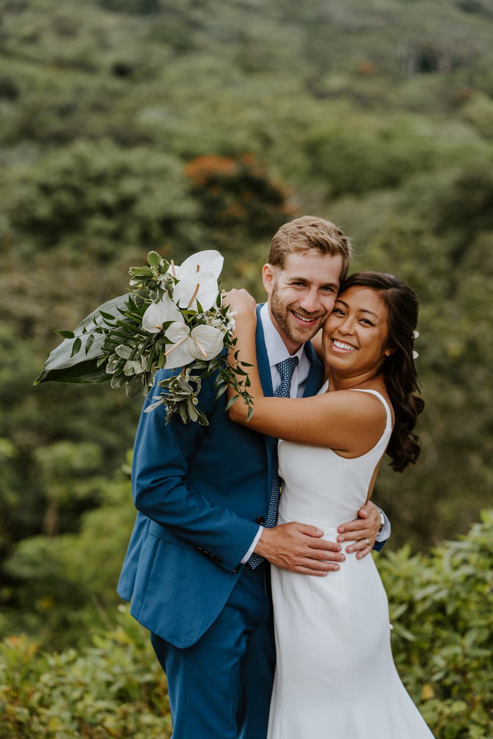 Ho'omaluhia botanical garden elopement | Oahu Elopement Photographer | Hawaii Elopement Photographer | Oahu Wedding Photographer