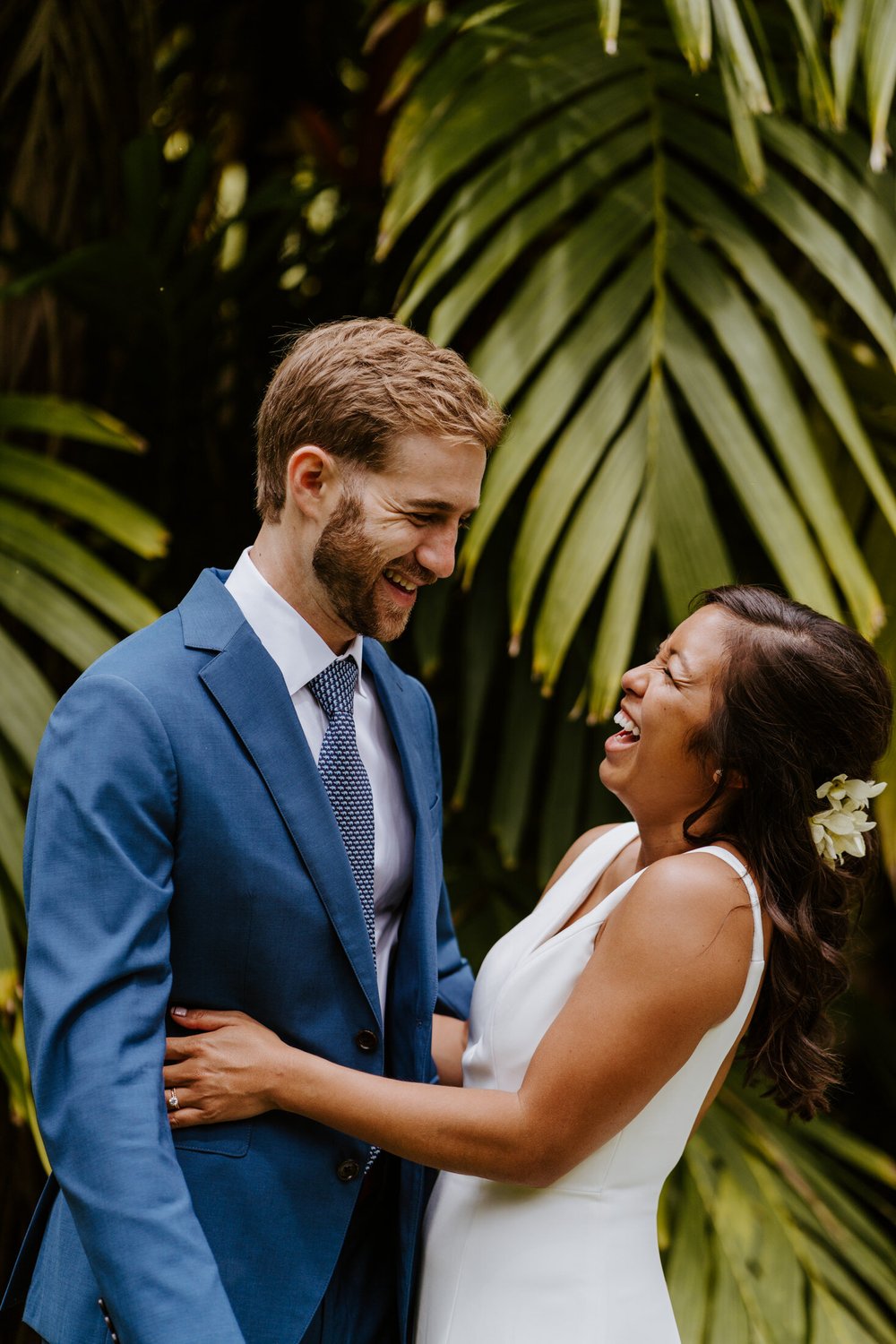 Ho'omaluhia botanical garden elopement | Oahu Elopement Photographer | Hawaii Elopement Photographer | Oahu Wedding Photographer