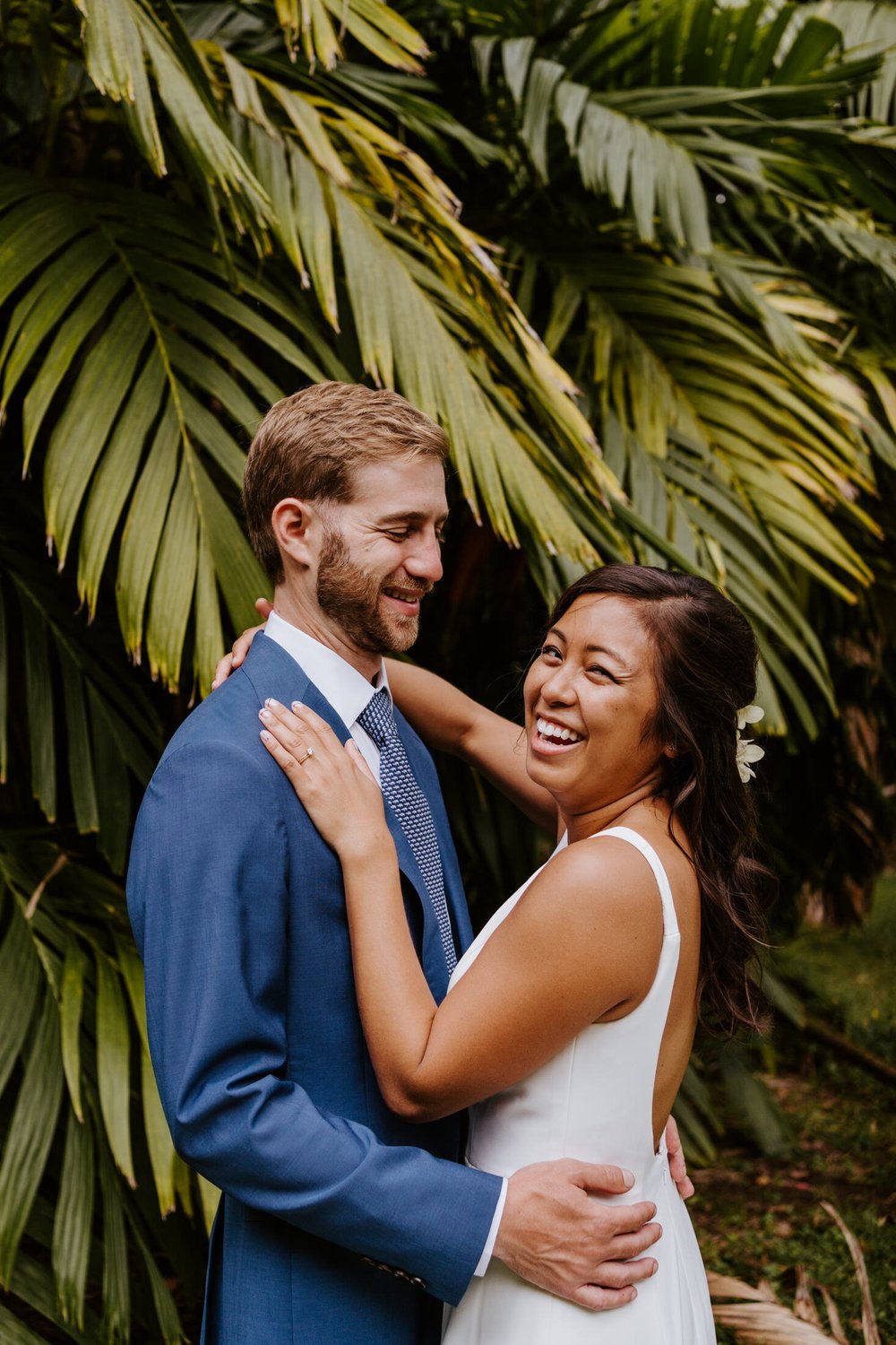 Ho'omaluhia botanical garden elopement | Oahu Elopement Photographer | Hawaii Elopement Photographer | Oahu Wedding Photographer