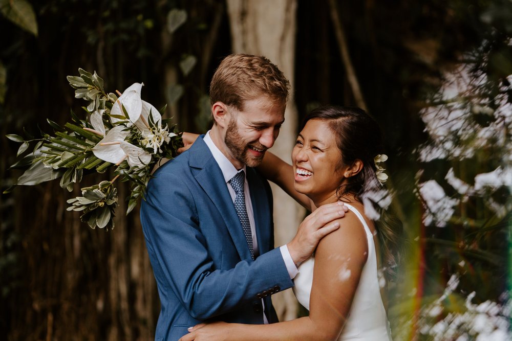 Haiku gardens elopement | Oahu Elopement Photographer | Hawaii Elopement Photographer | Oahu Wedding Photographer