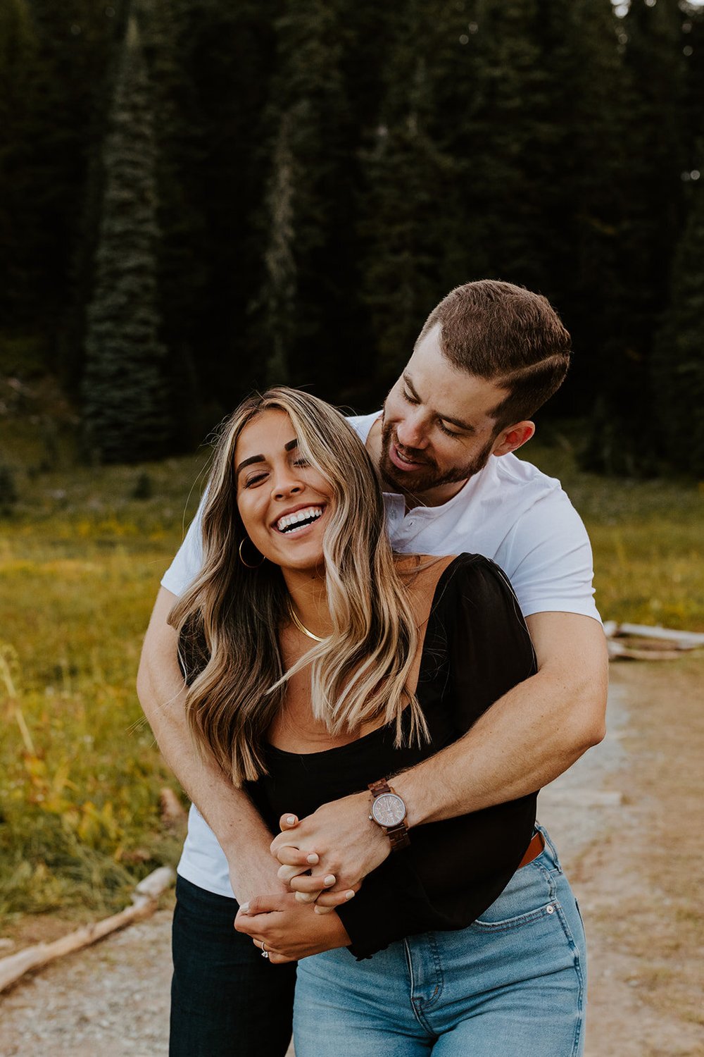 Lake Tipsoo Engagement Photography by Tida Svy