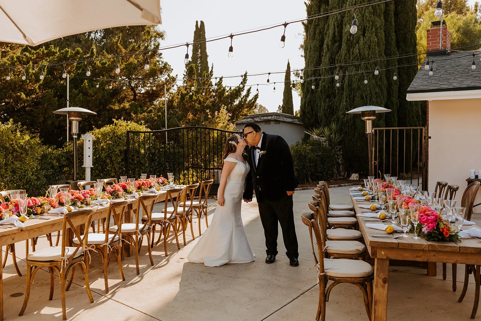 Southern California Intimate Backyard Wedding Photography captured by Tida Svy