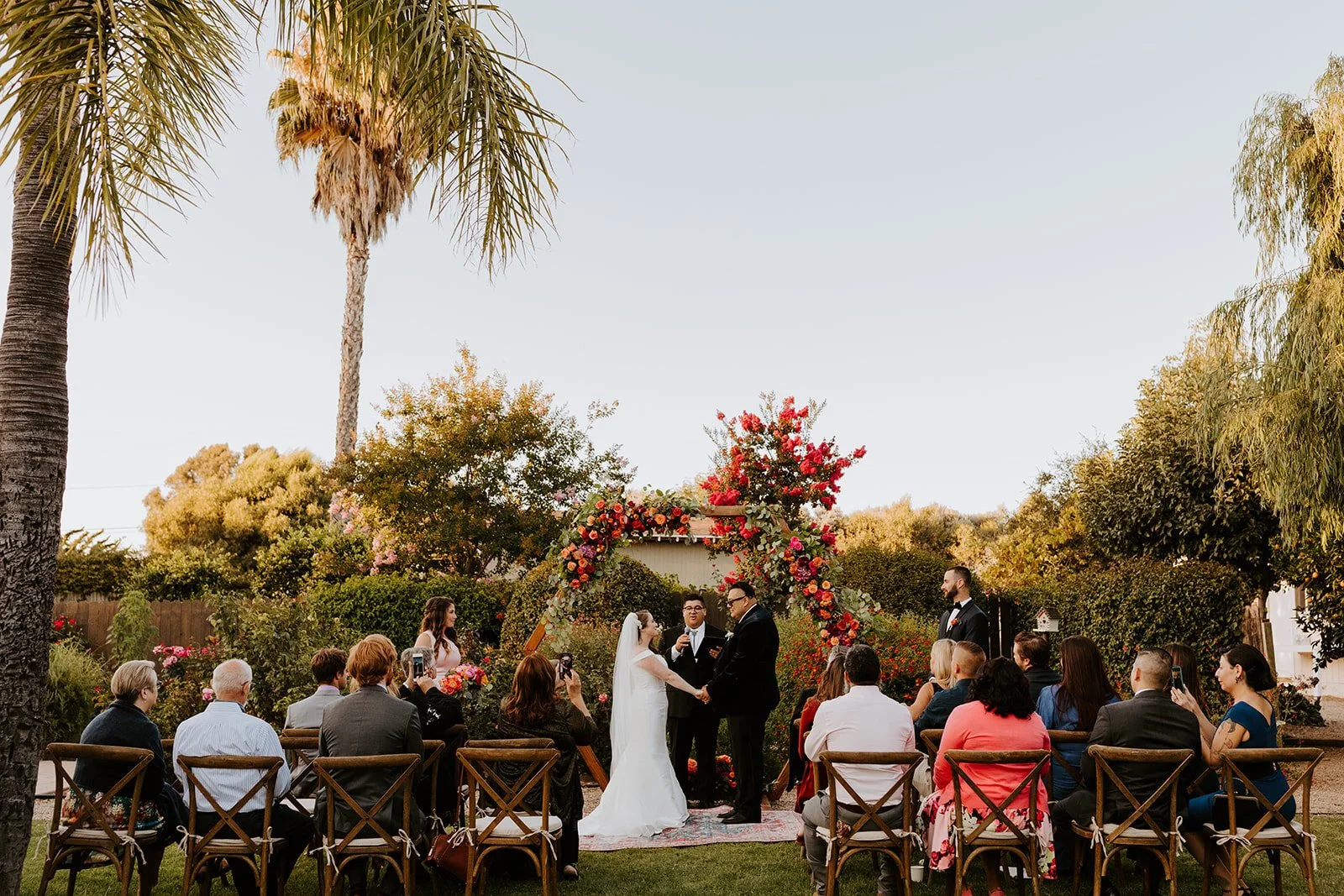 Southern California Intimate Backyard Wedding Photography captured by Tida Svy