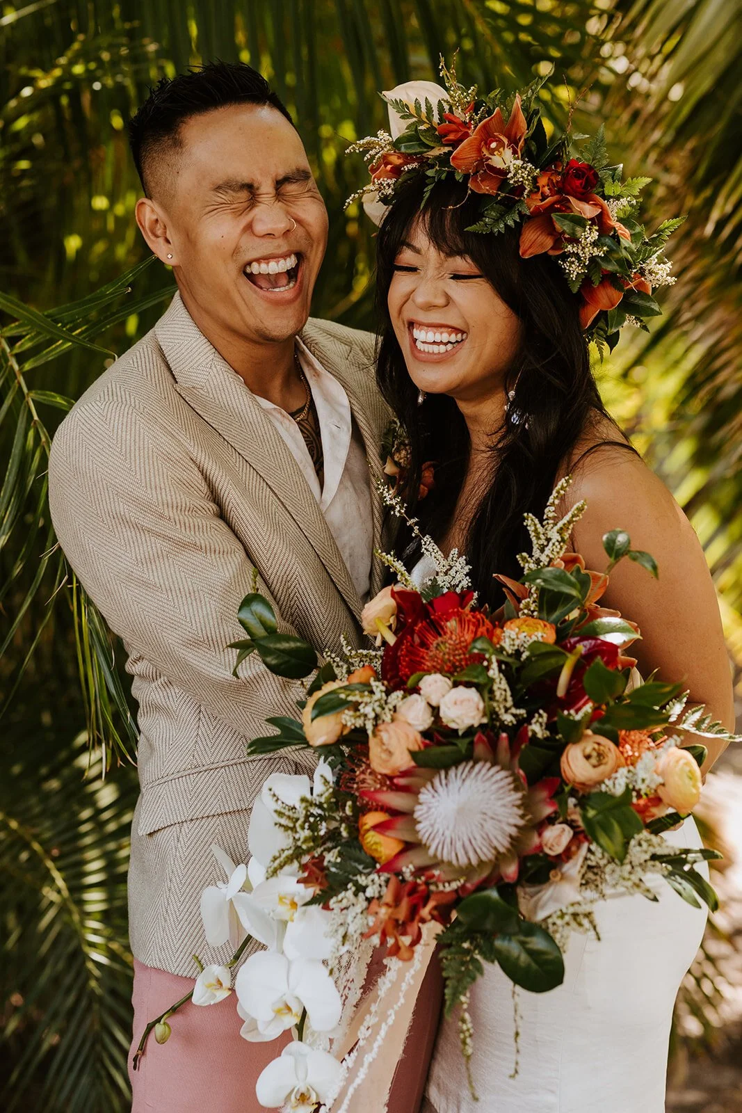Intimate Elopement at the San Diego Marriage Hut captured by San Diego Elopement Photographer Tida Svy