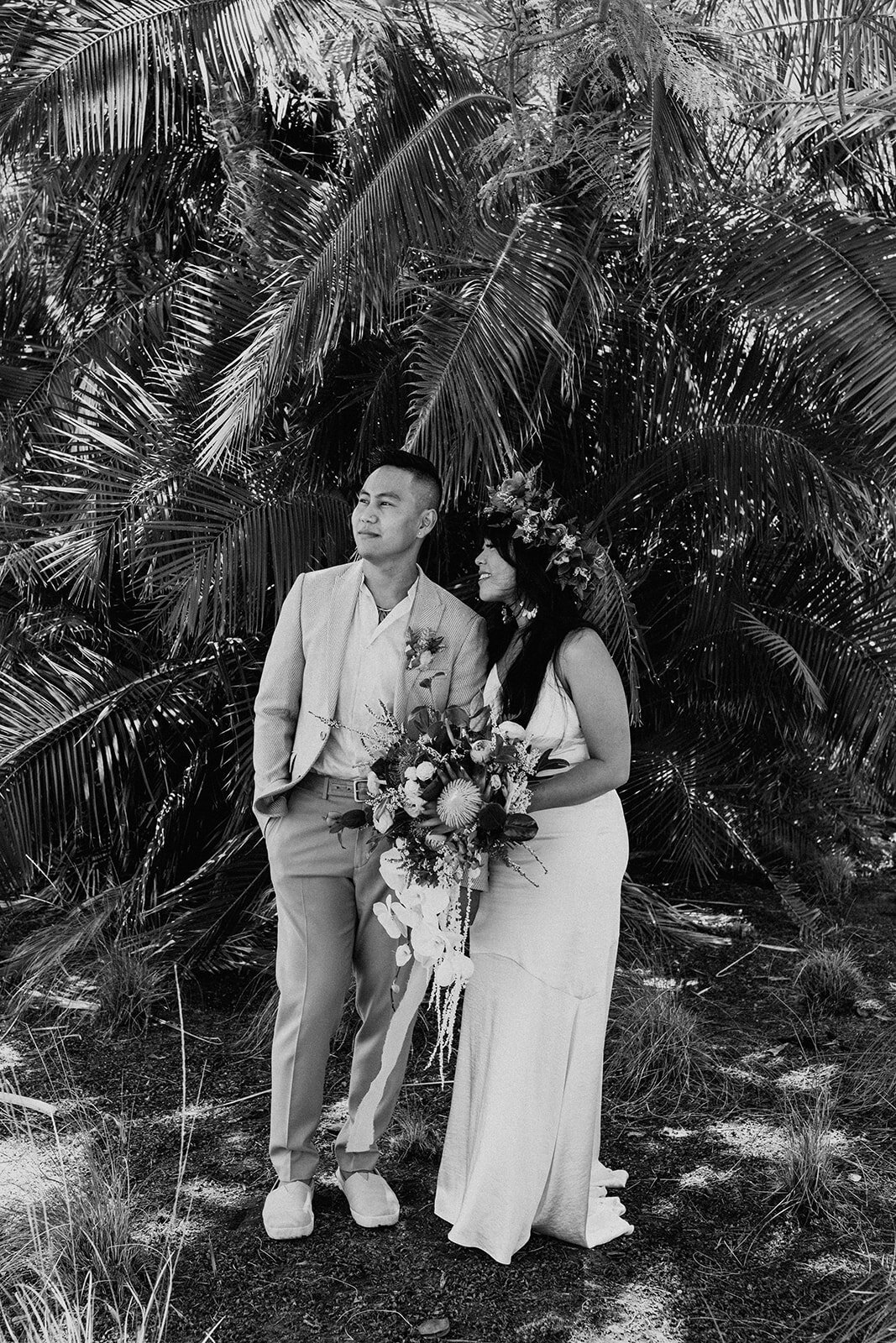 Intimate Elopement at the San Diego Marriage Hut captured by San Diego Elopement Photographer Tida Svy