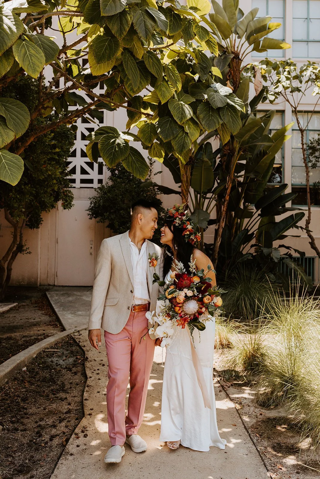 Intimate Elopement at the San Diego Marriage Hut captured by San Diego Elopement Photographer Tida Svy