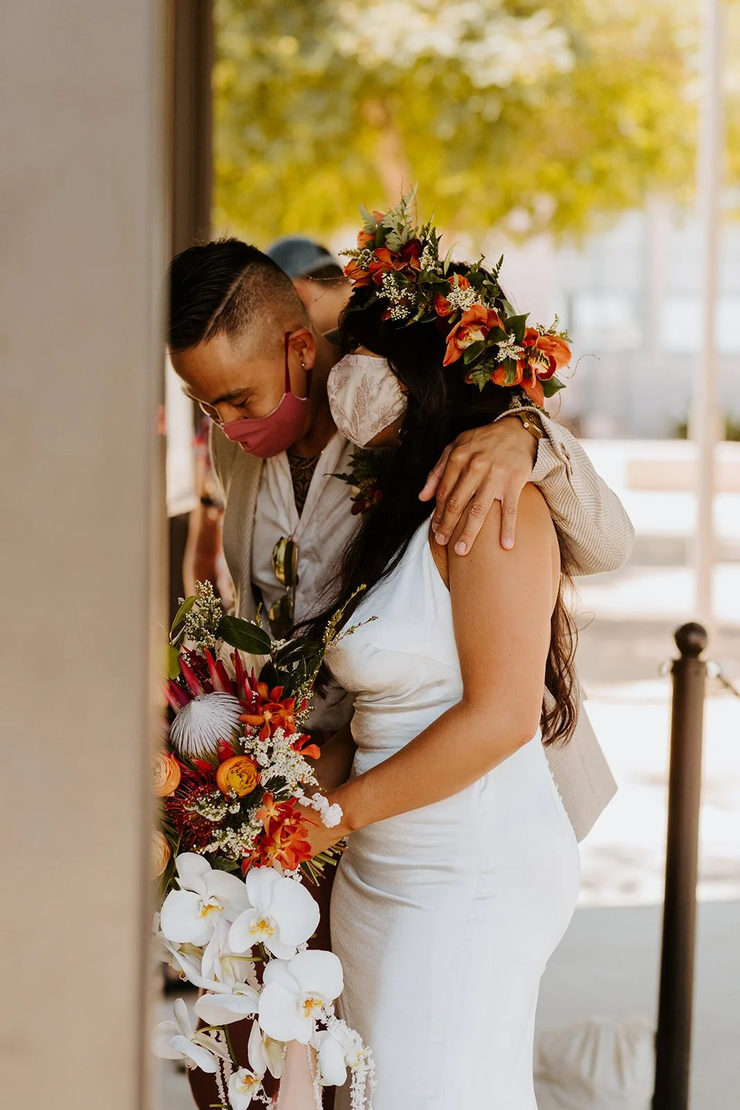 Intimate Elopement at the San Diego Marriage Hut captured by San Diego Elopement Photographer Tida Svy