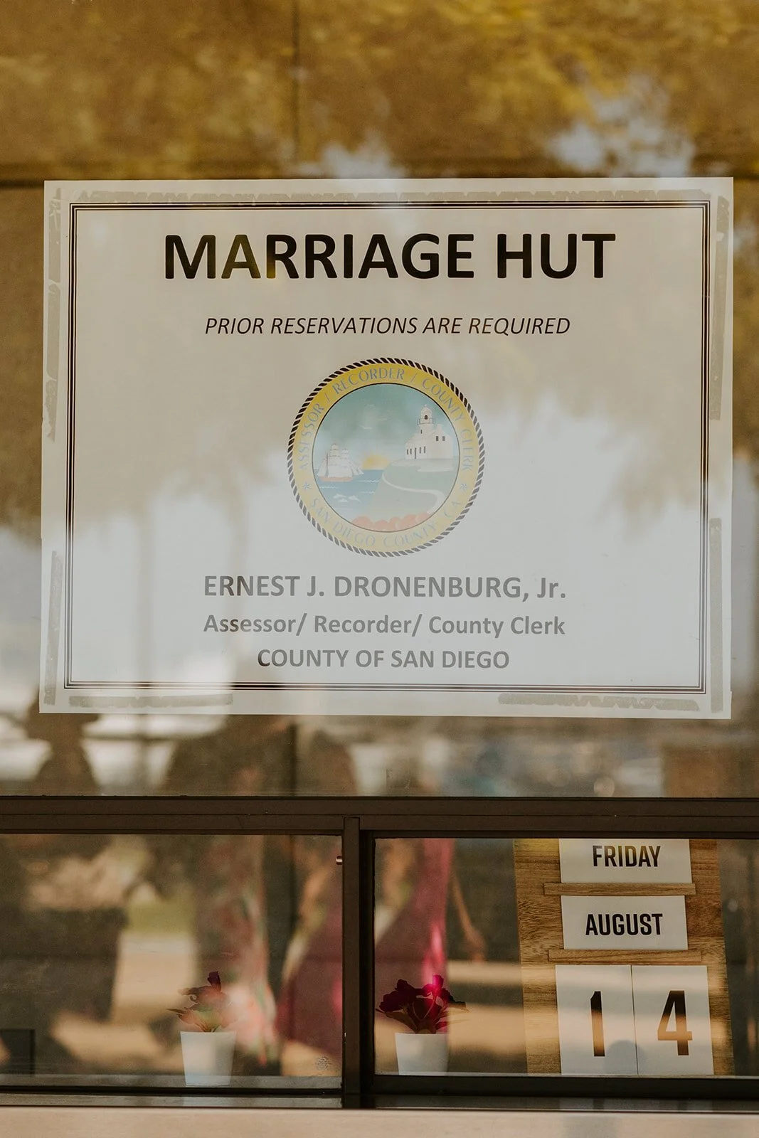 Intimate Elopement at the San Diego Marriage Hut captured by San Diego Elopement Photographer Tida Svy