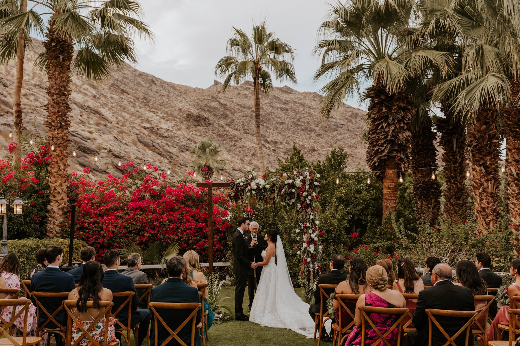 Spencer’s Restaurant Palm Springs Wedding Ceremony, Palm Springs Wedding Photographer | Tida Svy Photo