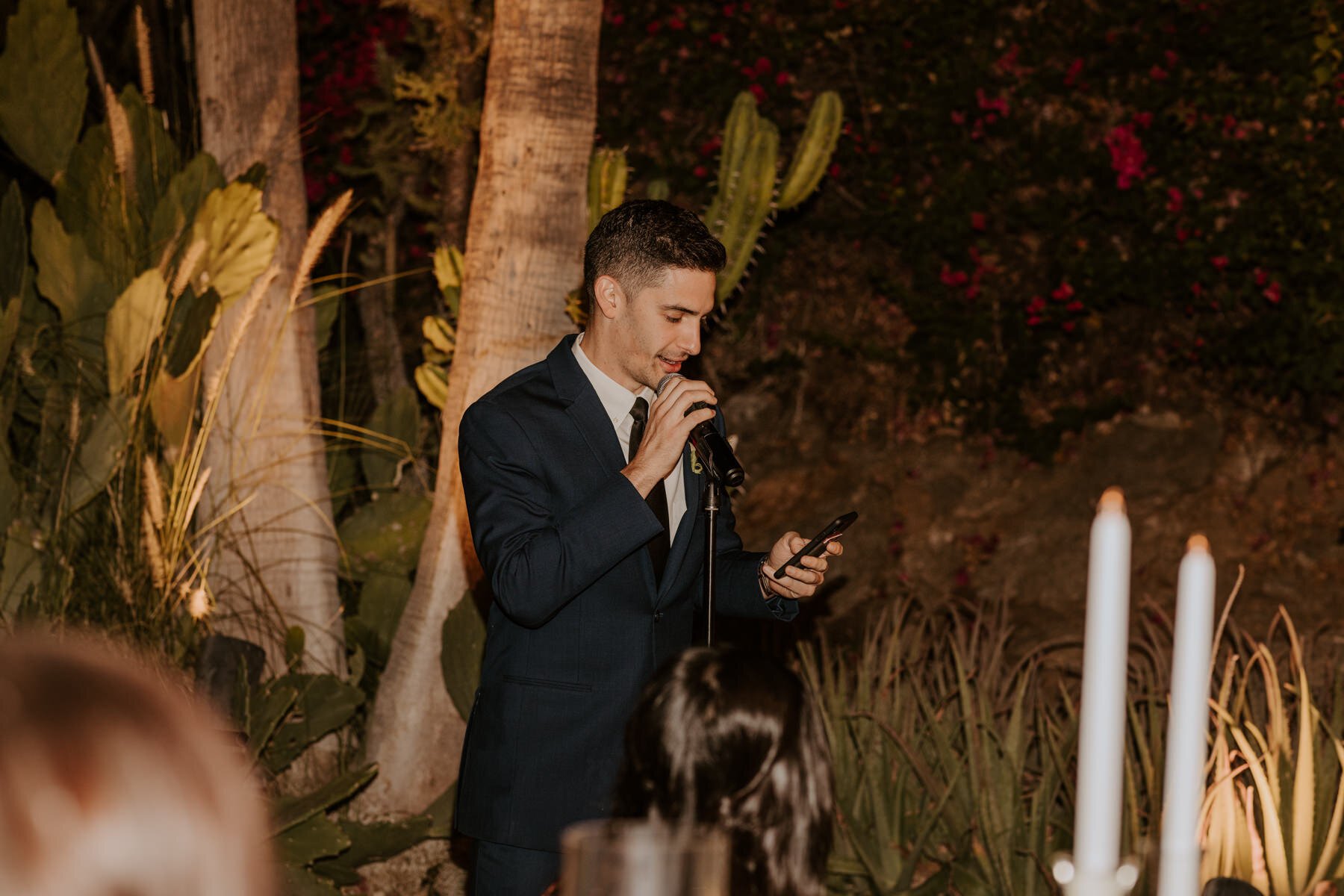 Best Man Wedding Speech, Spencer’s Restaurant Palm Springs Wedding, Palm Springs Wedding Photographer, Tida Svy Photography