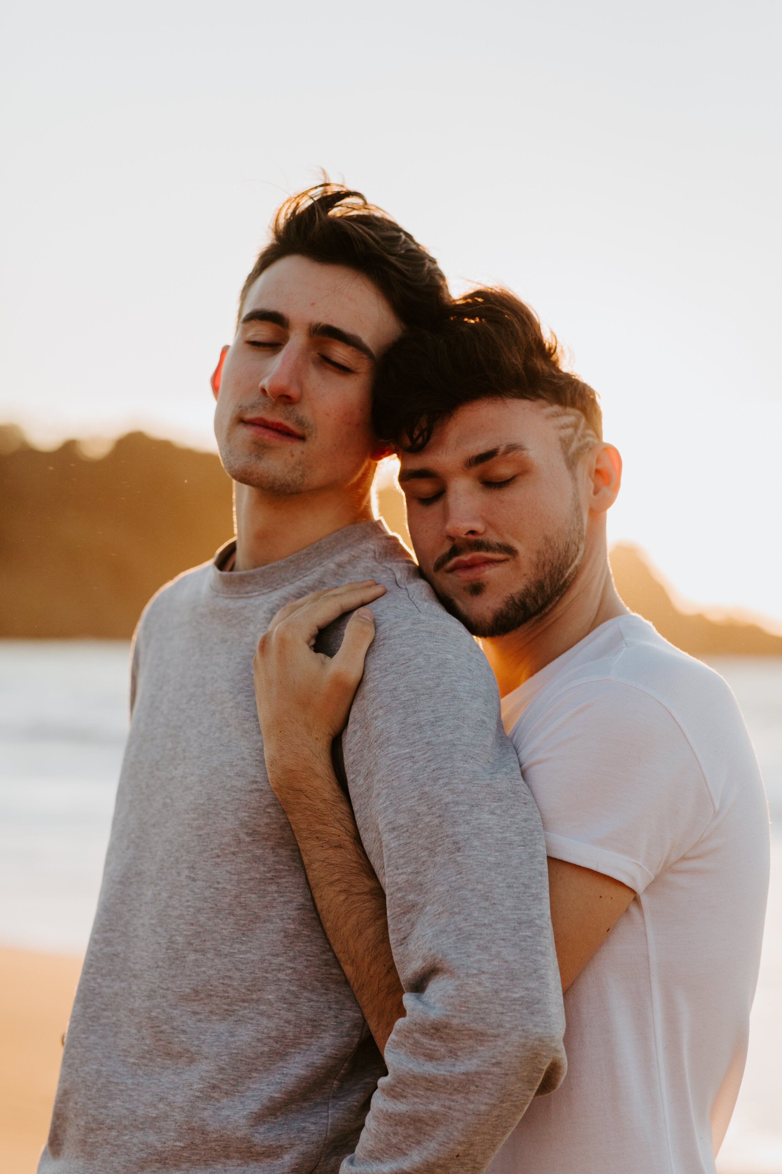 Gay LGBTQ Engagement Photos, Baker Beach, San Francisco, Golden Gate Bridge, Bay Area Wedding Photographer, LGBTQ Wedding Photographer, San Francisco Wedding Photographer, Tida Svy, www.tidasvy.com