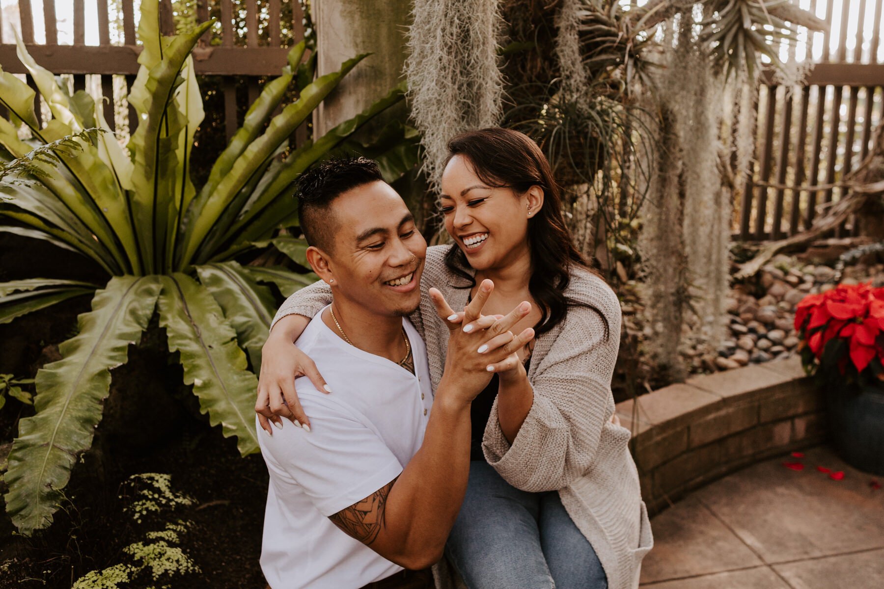 Botanical Building Balboa Park San Diego Engagement Photos, San Diego Engagement Photographer, Wedding Photos, Cute Couple, Tida Svy Photo, www.tidasvy.com