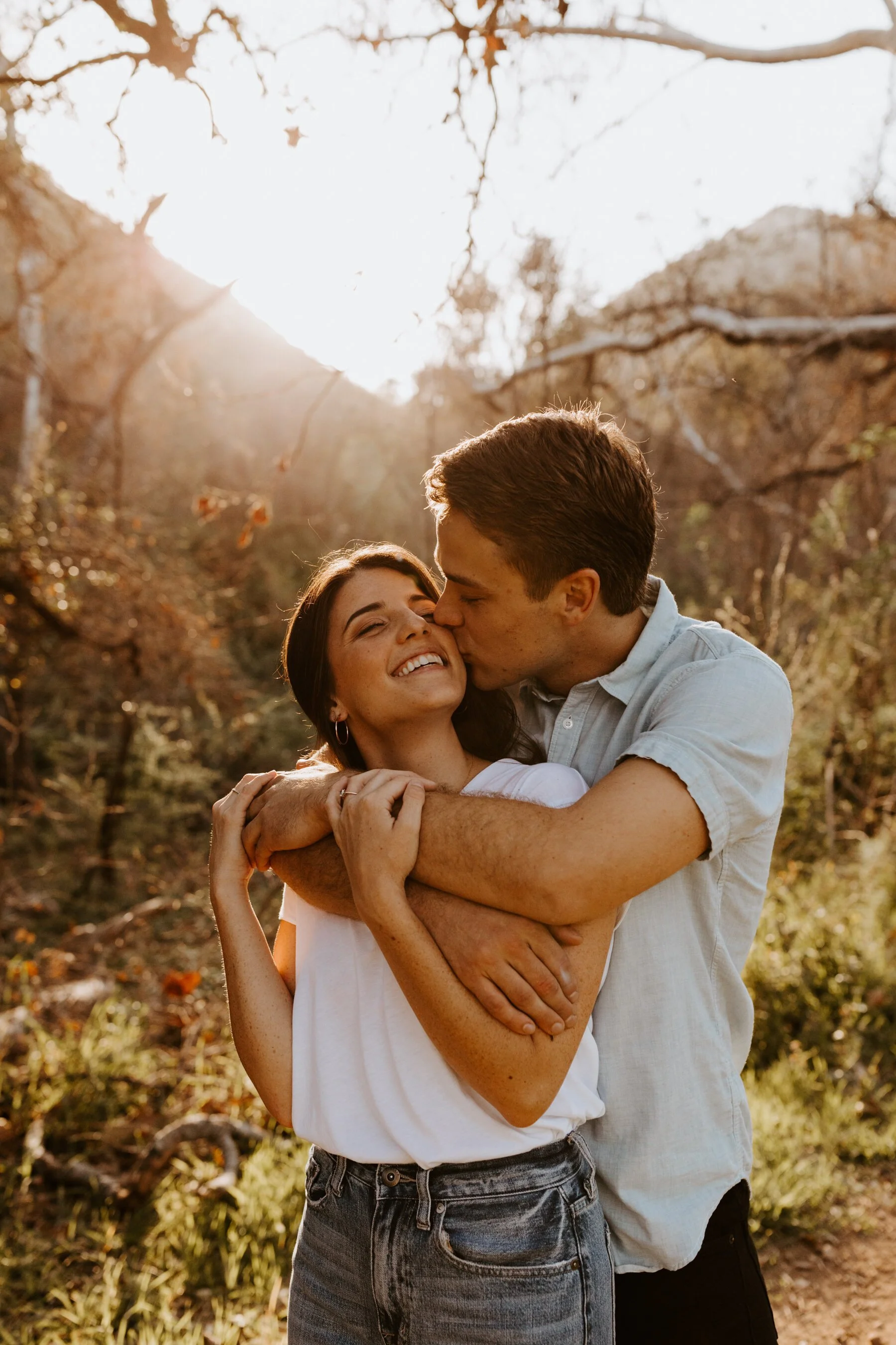 Solstice Canyon engagement session in Malibu, California | Photo by Tida Svy | www.tidasvy.com