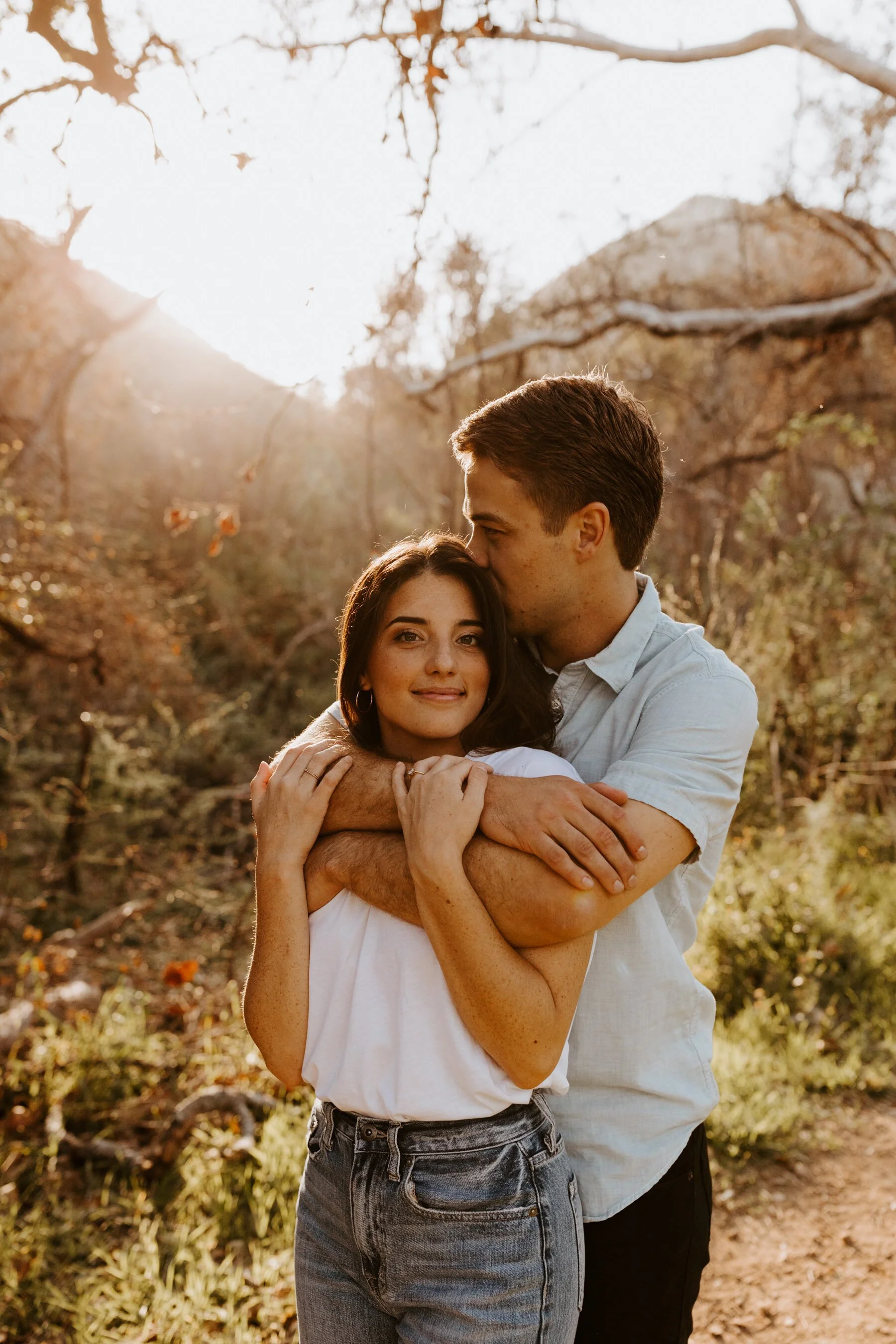 Solstice Canyon engagement session in Malibu, California | Photo by Tida Svy | www.tidasvy.com
