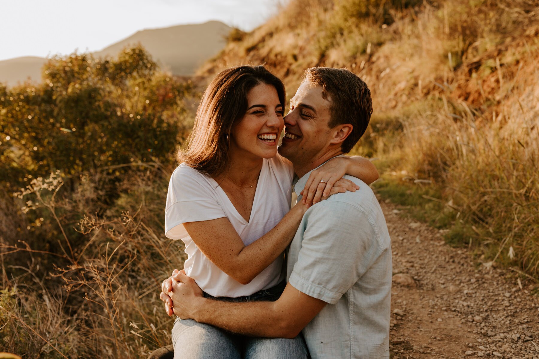 Solstice Canyon engagement session in Malibu, California | Photo by Tida Svy | www.tidasvy.com