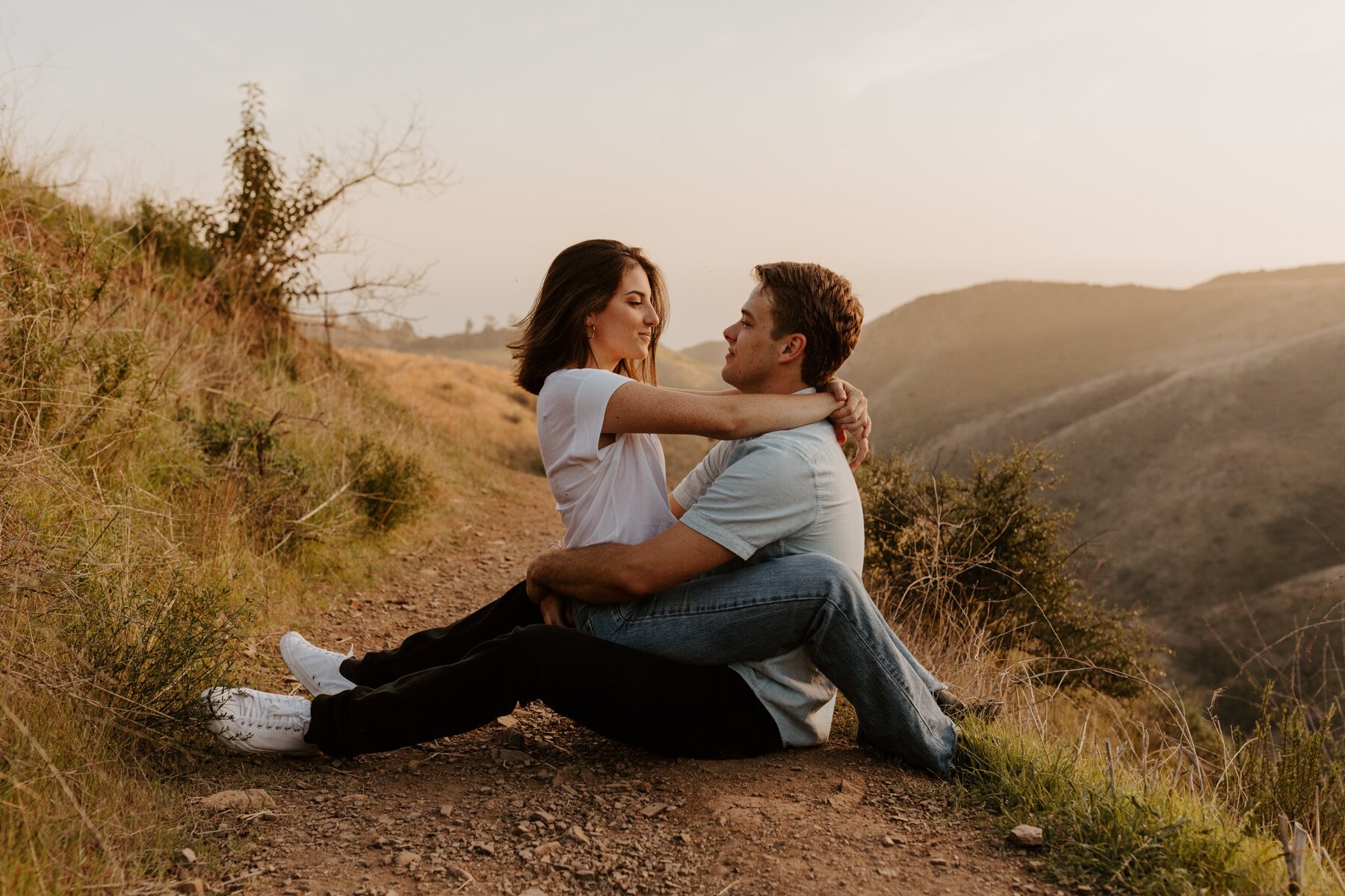 Solstice Canyon engagement session in Malibu, California | Photo by Tida Svy | www.tidasvy.com 