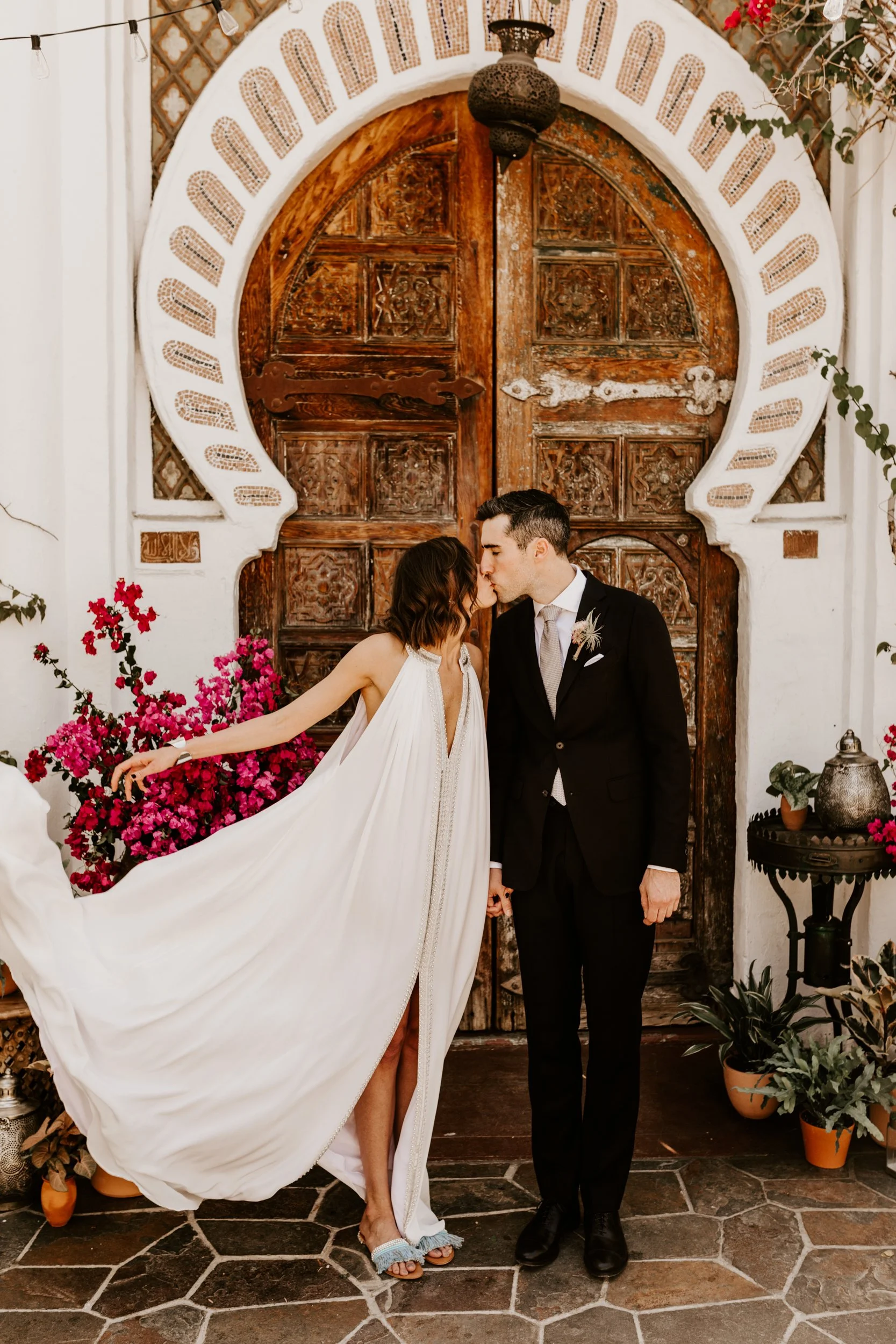 Korakia Pensione Palm Springs Wedding Photography by Tida Svy