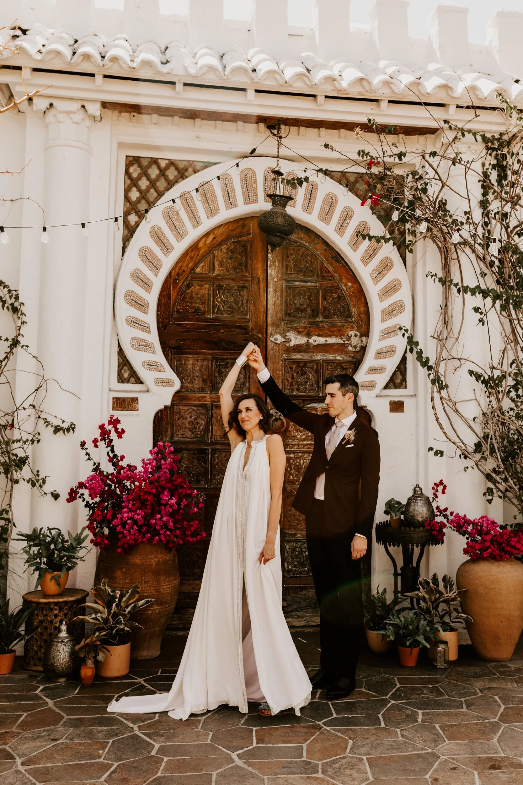 Korakia Pensione Palm Springs Wedding Photography by Tida Svy