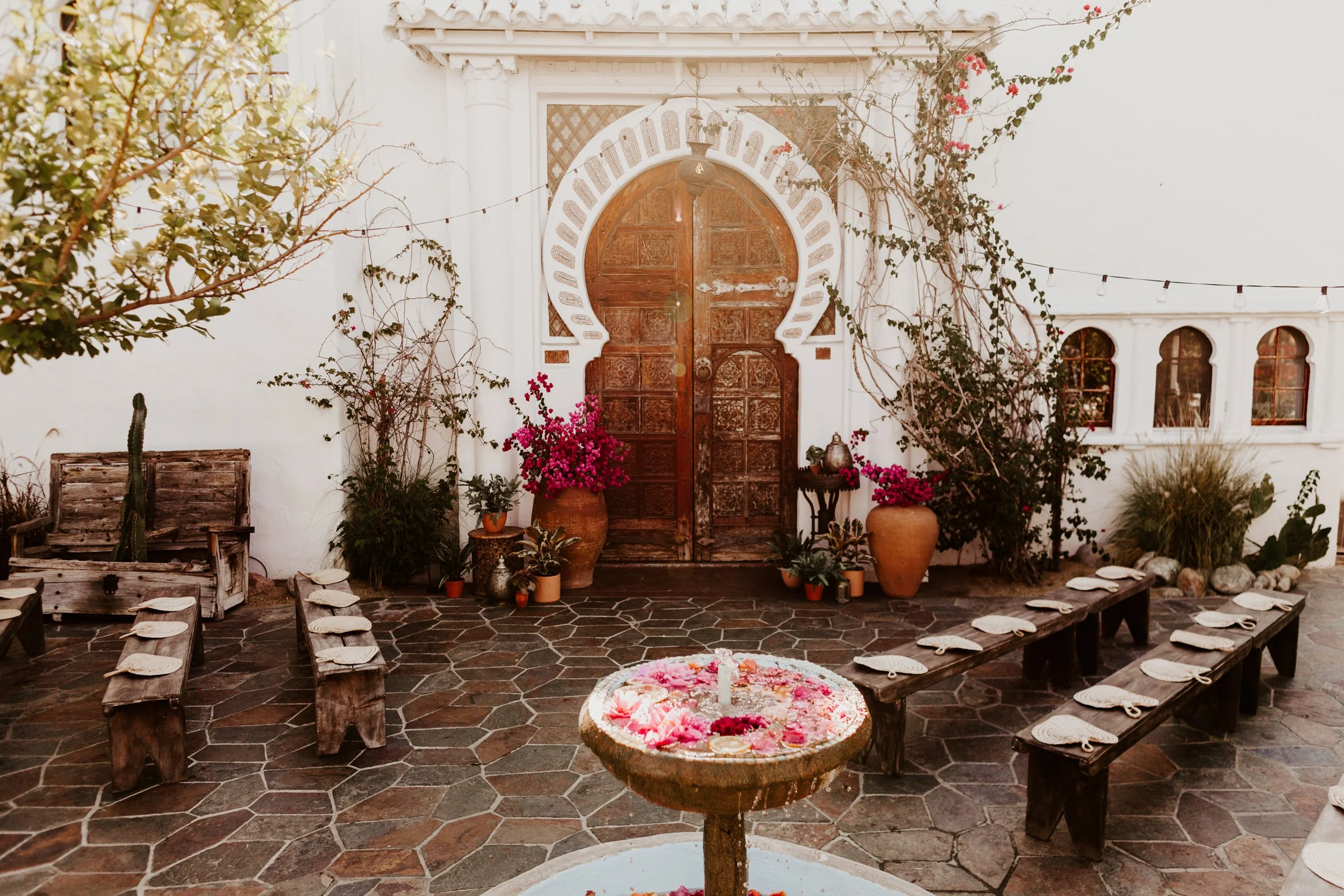 Korakia Pensione Palm Springs Wedding Photography by Tida Svy