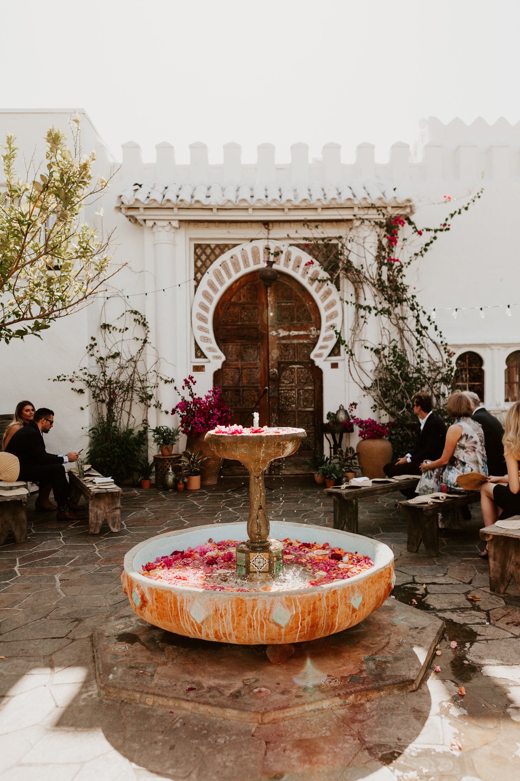 Korakia Pensione Wedding Palm Springs Photography by Tida Svy