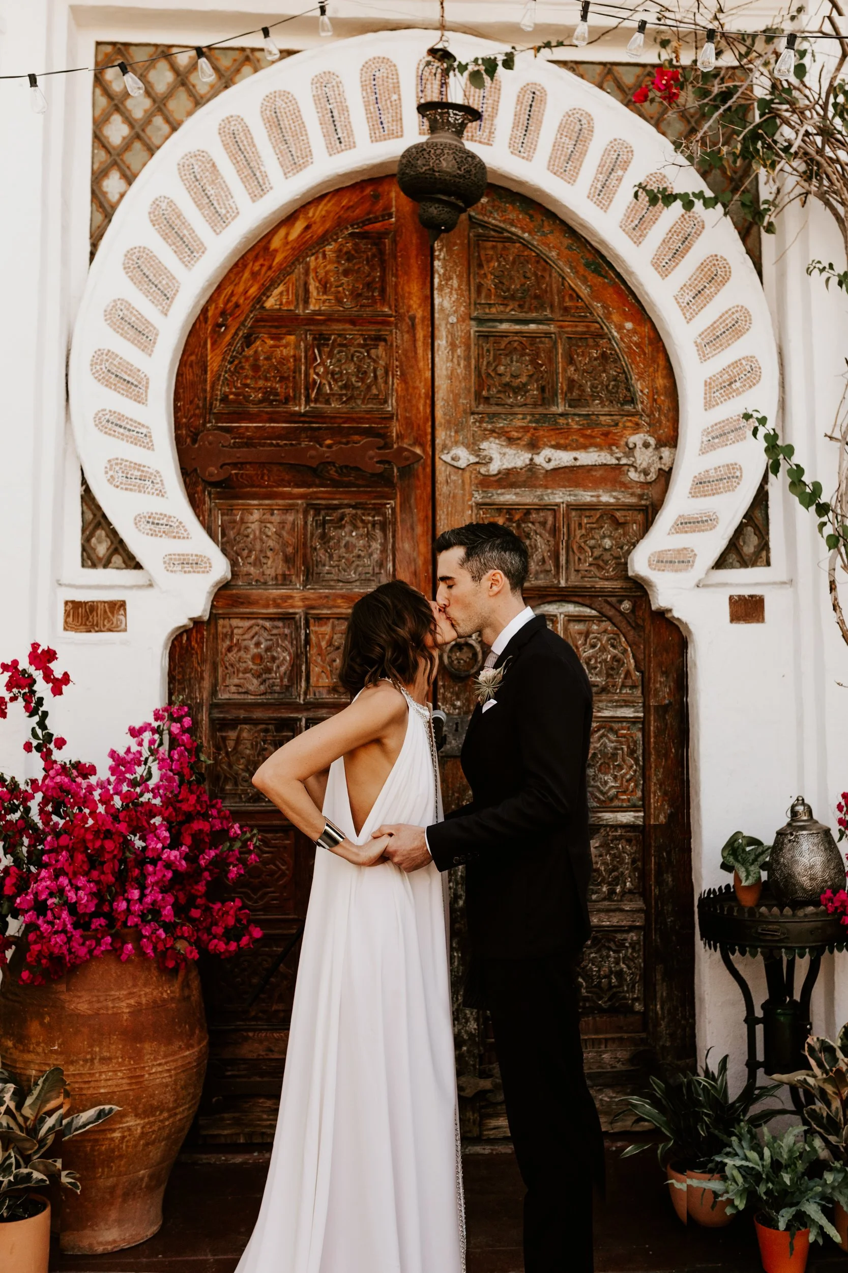 Korakia Pensione Wedding Palm Springs Photography by Tida Svy