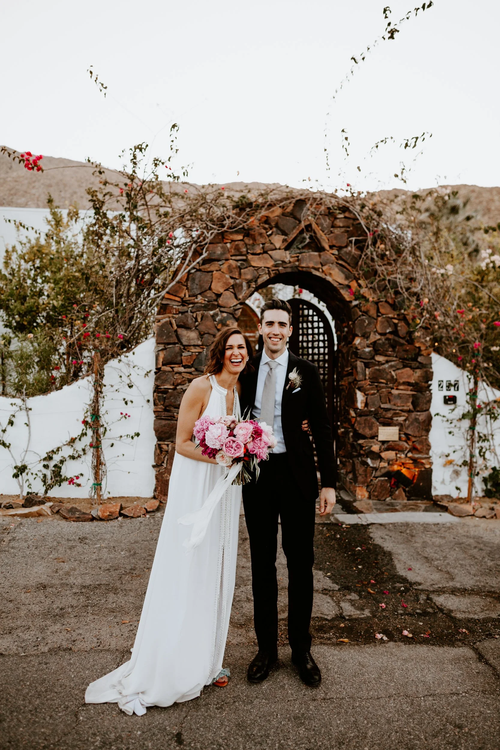 Korakia Pensione Wedding Palm Springs Photography by Tida Svy