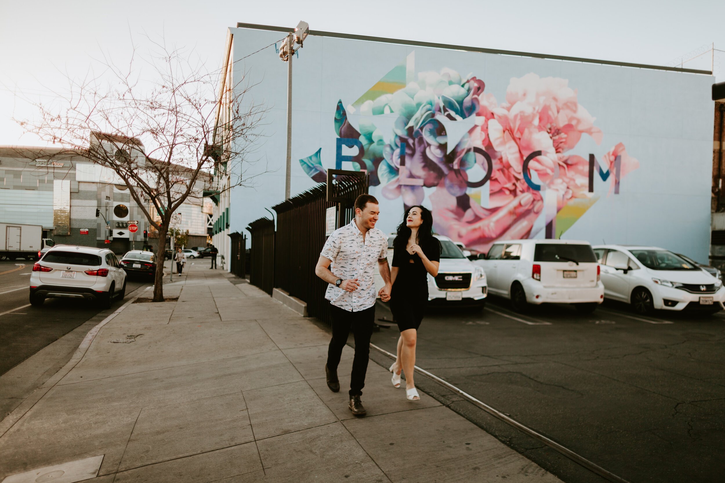 Downtown Los Angeles Engagement Session