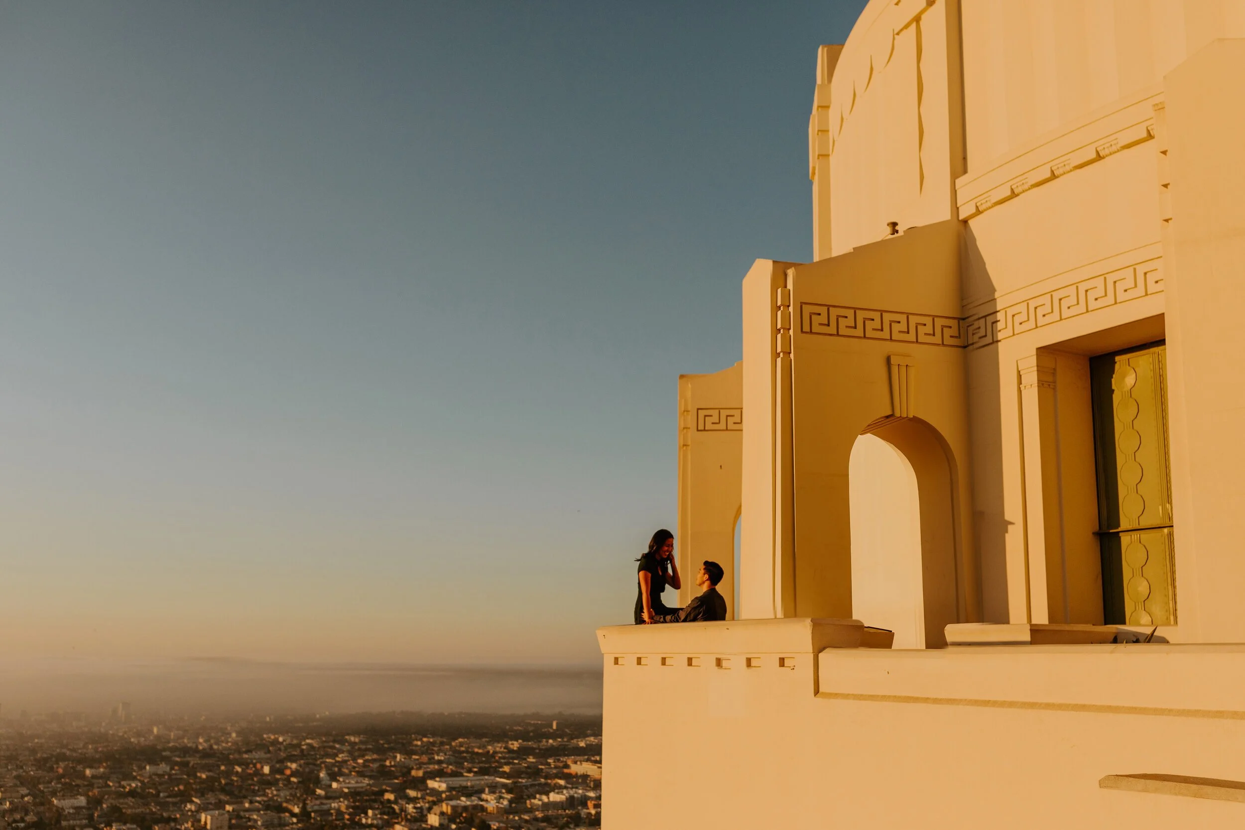 Griffith Observatory Sunrise Engagement Session | Los Angeles Wedding Photographer | Tida Svy | www.tidasvy.com