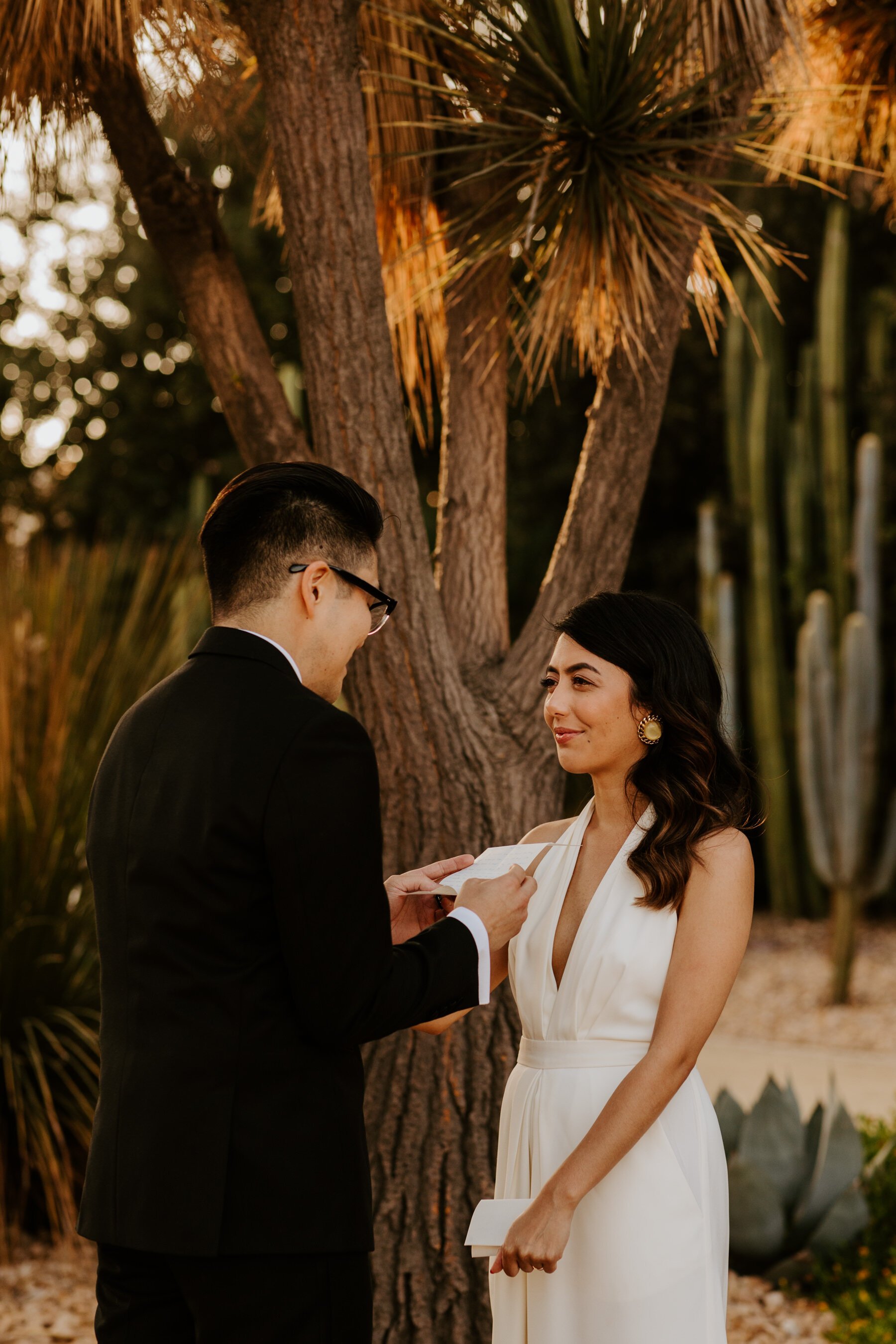 Beverly Hills Courthouse Elopement | Beverly Hills Cactus Garden | Los Angeles Wedding Photographer | Tida Svy | www.tidasvy.com