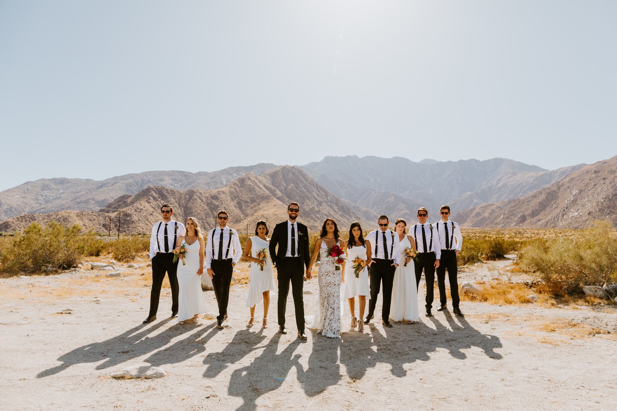 Desert Palm Springs Groomsmen Photo |  Avalon Hotel and Bugalows | Palm Springs Wedding Photographer | Tida Svy Photography | www.tidasvy.com