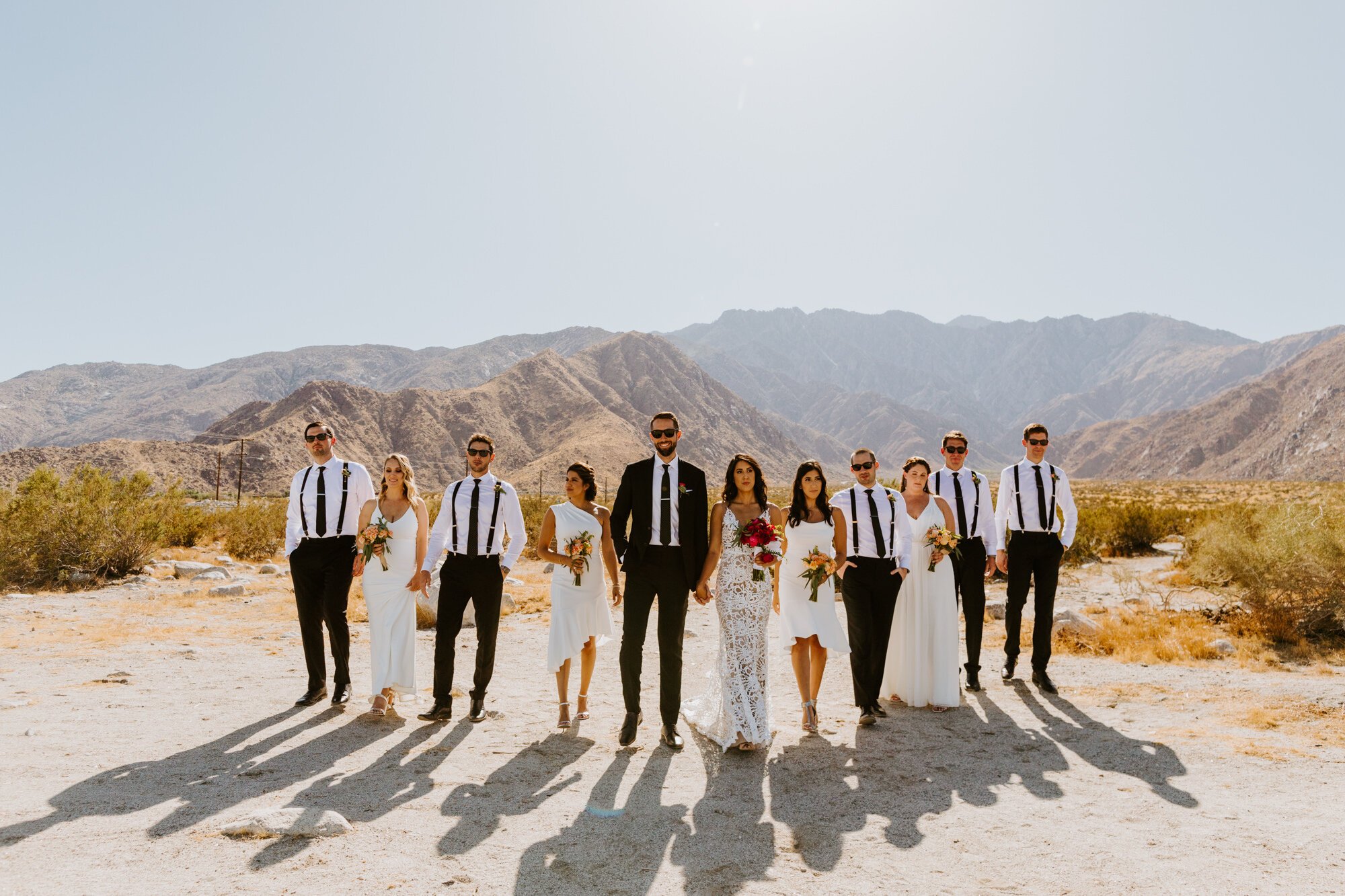 Desert Palm Springs Groomsmen Photo |  Avalon Hotel and Bugalows | Palm Springs Wedding Photographer | Tida Svy Photography | www.tidasvy.com