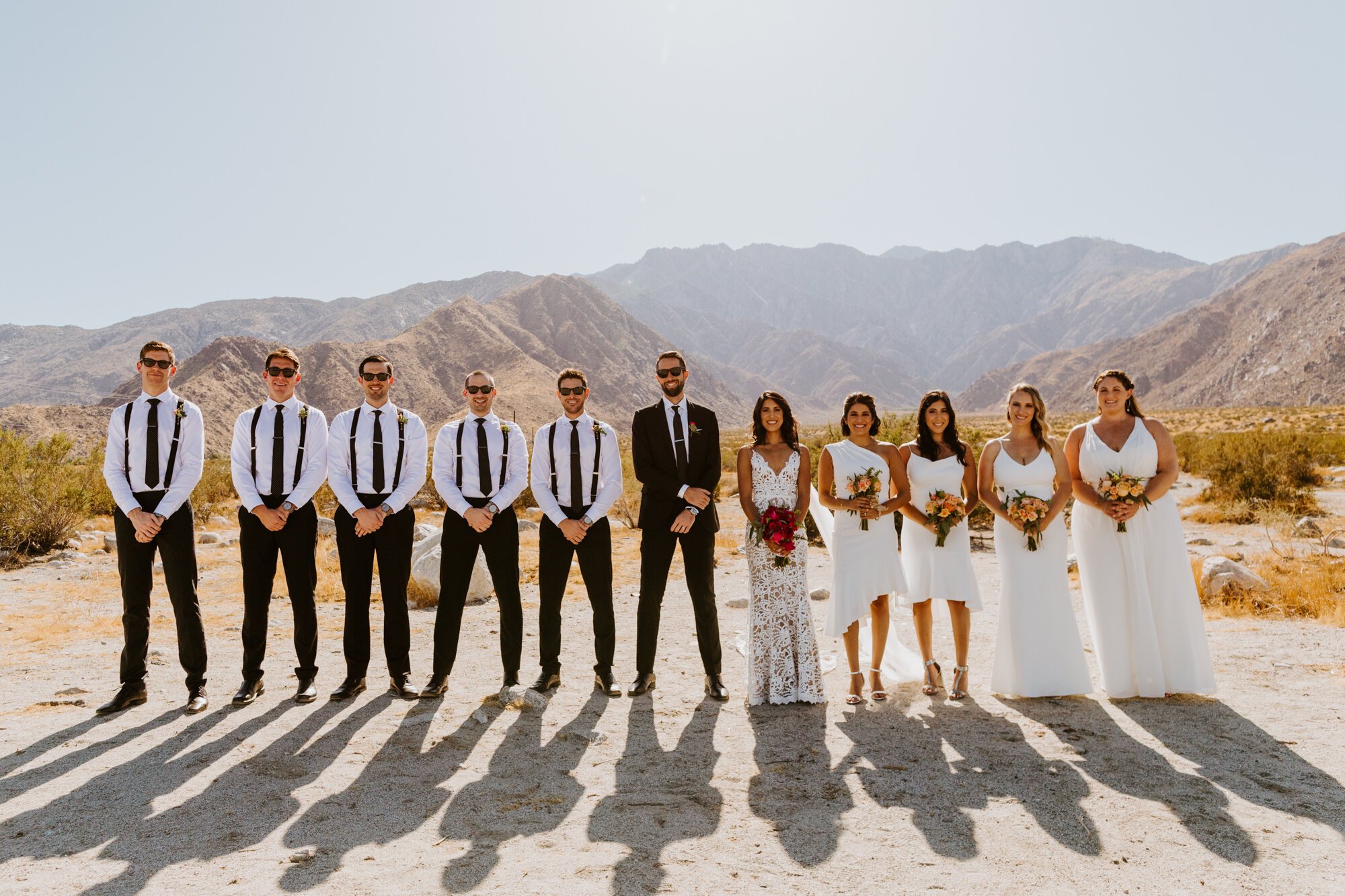 Desert Palm Springs Groomsmen Photo |  Avalon Hotel and Bugalows | Palm Springs Wedding Photographer | Tida Svy Photography | www.tidasvy.com