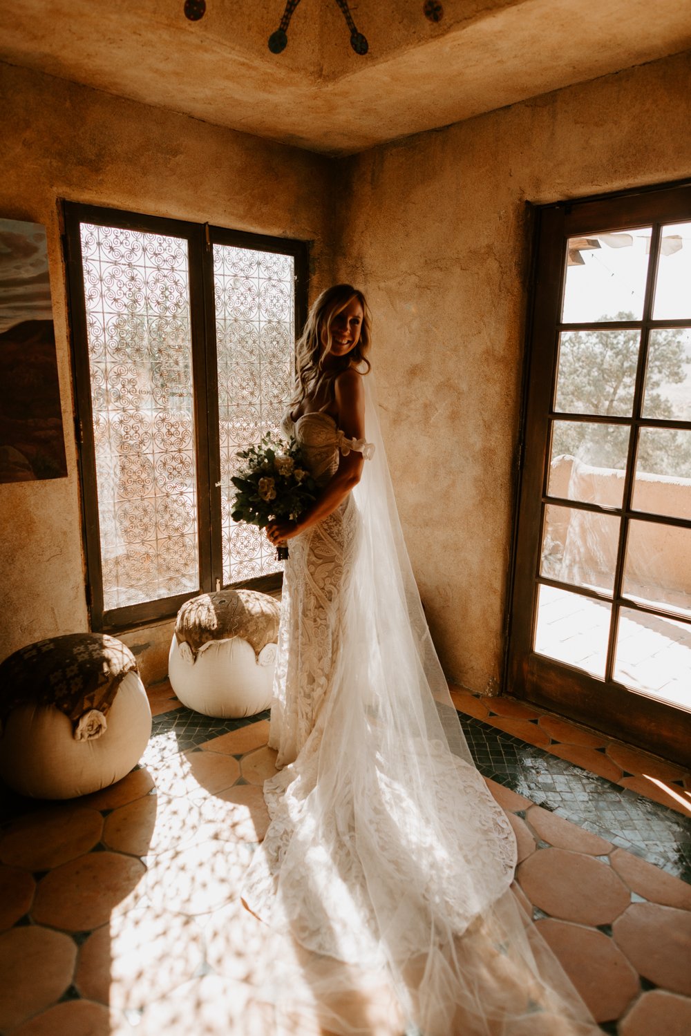 Rue de Seine Poppy Stardust Bride | Le Haut Desert Aerie Wedding | Joshua Tree Wedding Photographer | Tida Svy | www.tidasvy.com