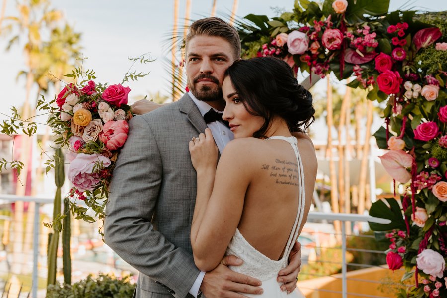 Palm Springs Wedding Photographer The Saguaro Hotel