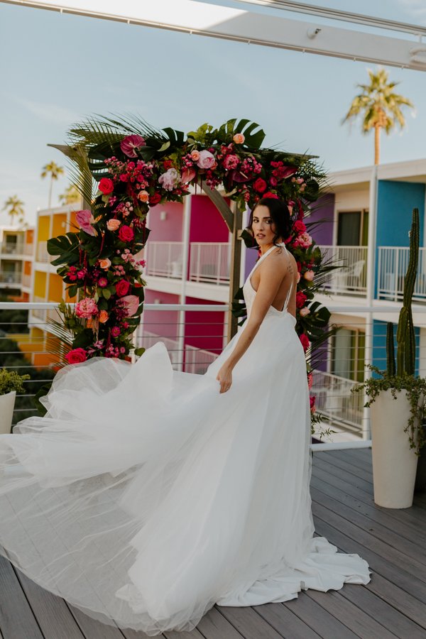 Palm Springs Wedding Photographer The Saguaro Hotel