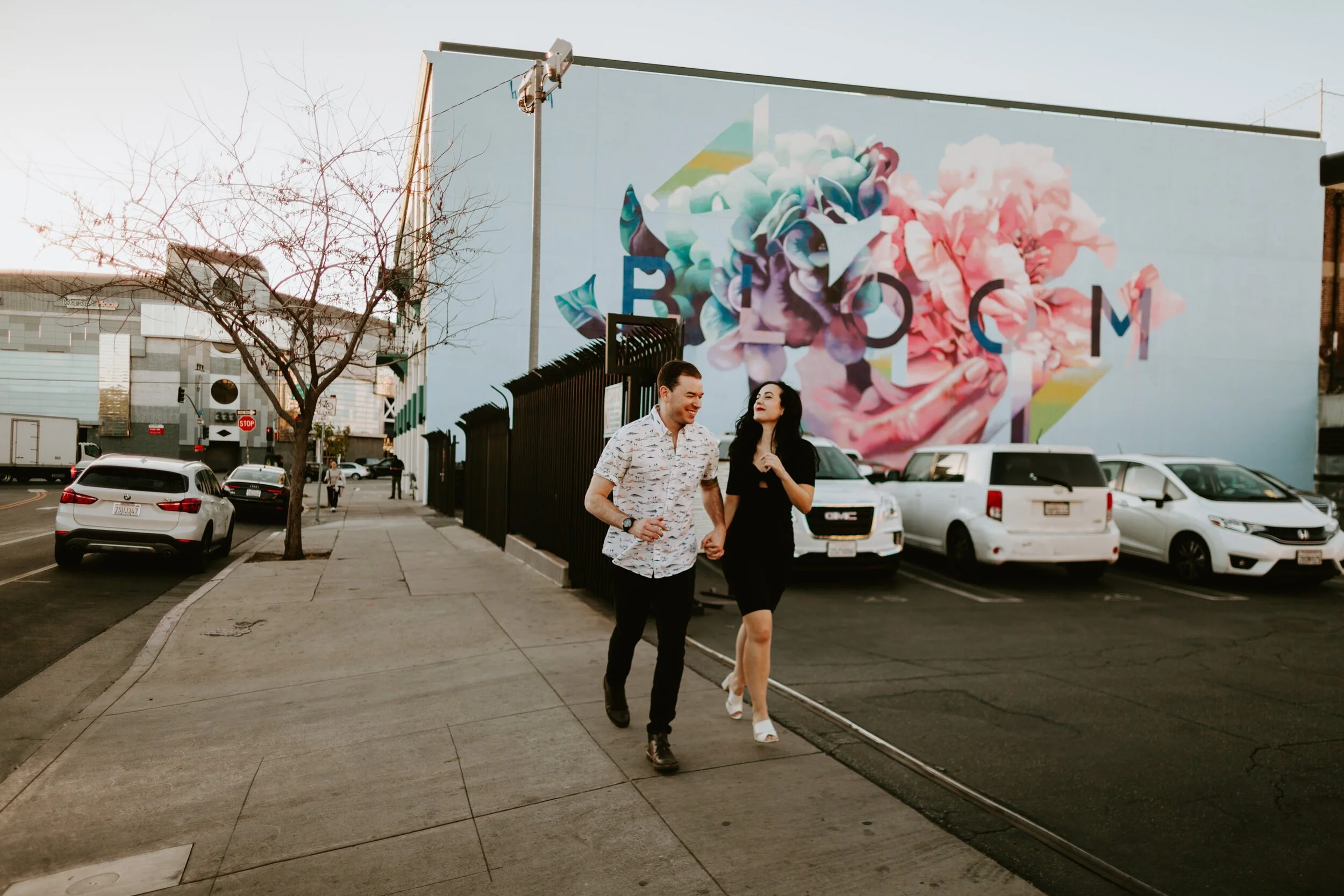 Downtown Los Angeles Arts District Engagement Photos | Tida Svy Photography | www.tidasvy.com