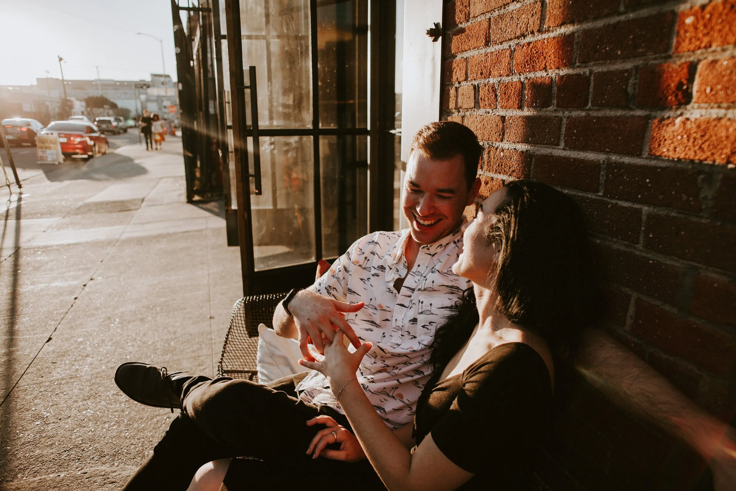Downtown Los Angeles Arts District Engagement Photos | Tida Svy Photography | www.tidasvy.com