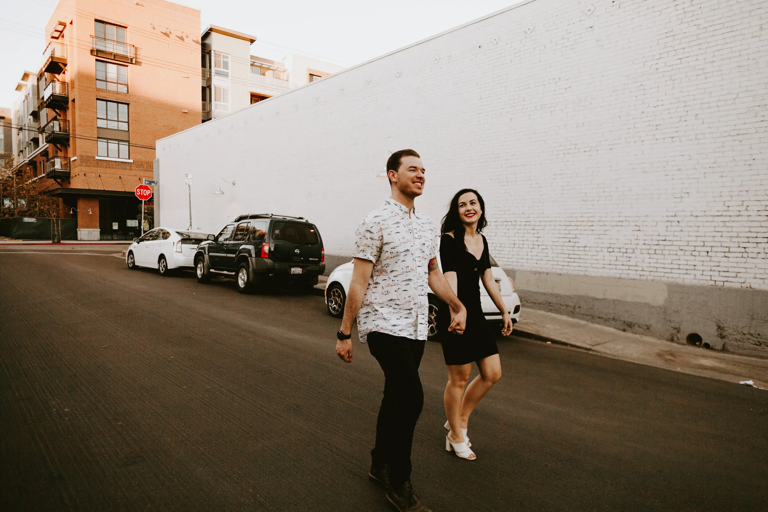 Downtown Los Angeles Arts District Engagement Photos | Tida Svy Photography | www.tidasvy.com