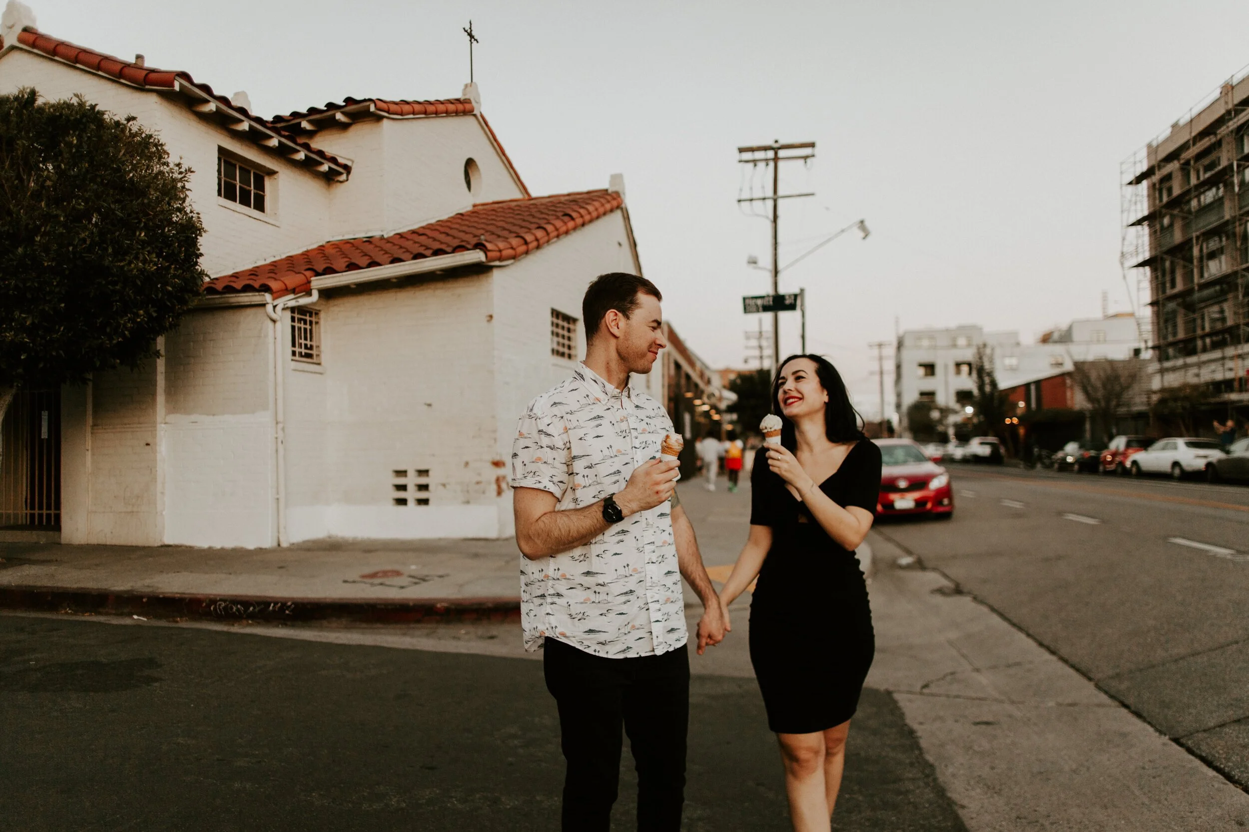 Downtown Los Angeles Arts District Engagement Photos | Tida Svy Photography | www.tidasvy.com