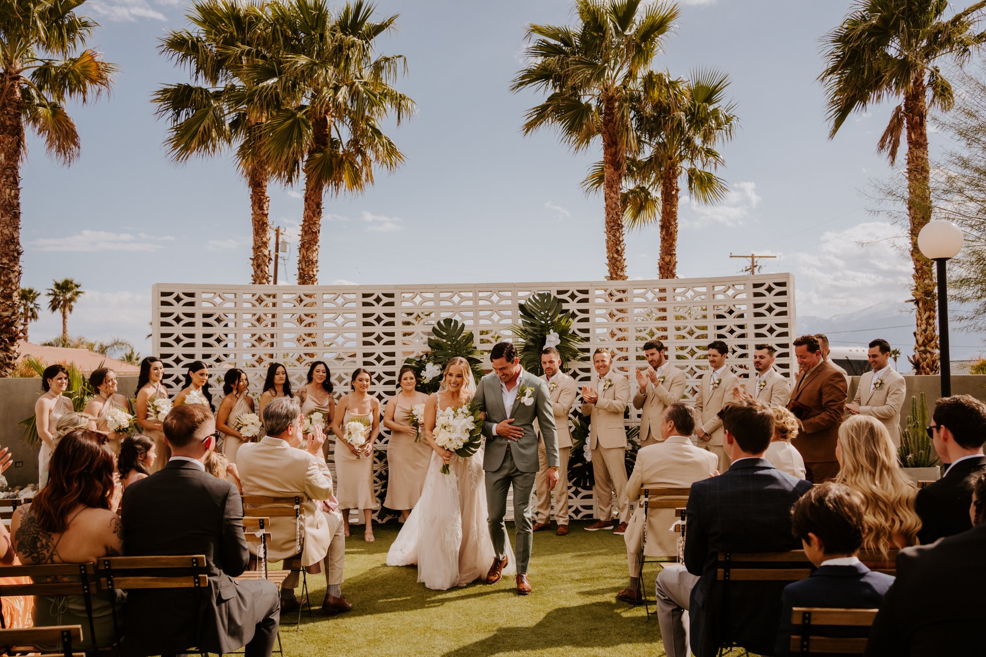 The Lautner Compound Palm Springs Wedding ceremony | Tida Svy Photography | www.tidasvy.com