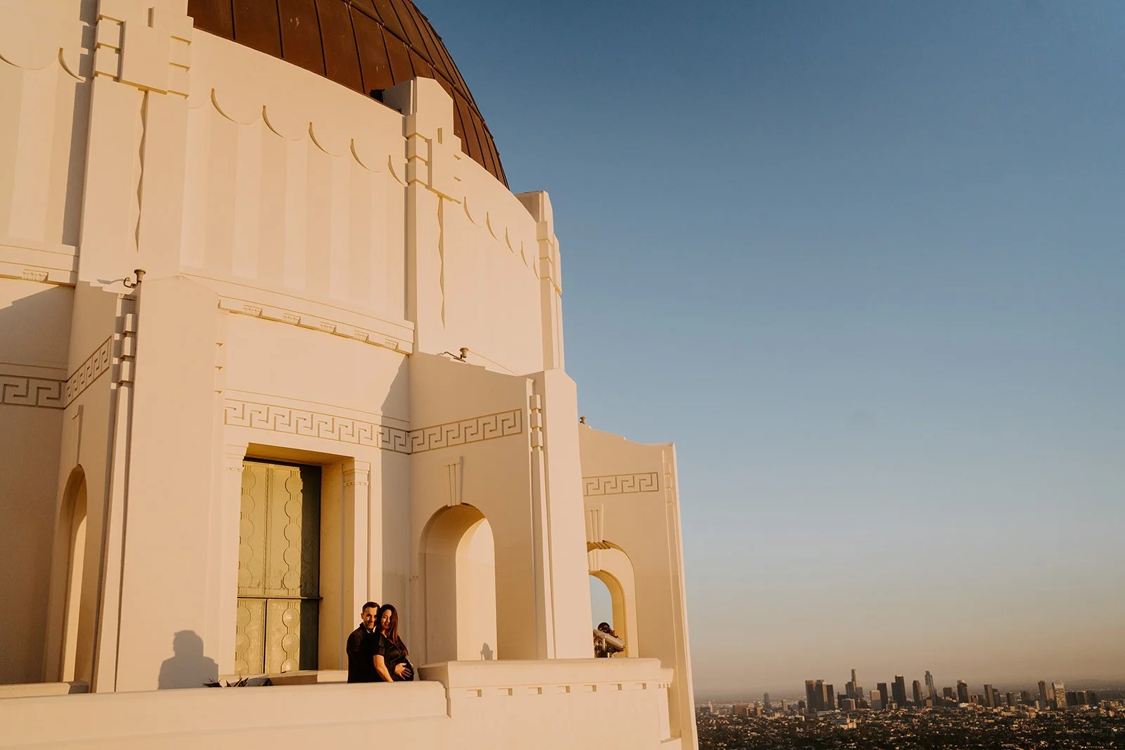 Griffith observatory maternity session
