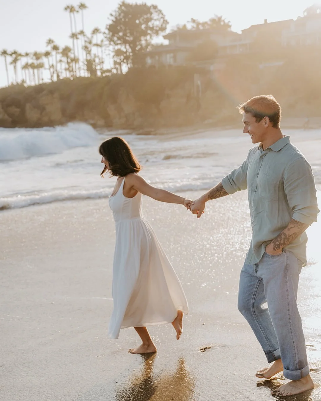The most magical evening on the beach with R + R ✨🌊